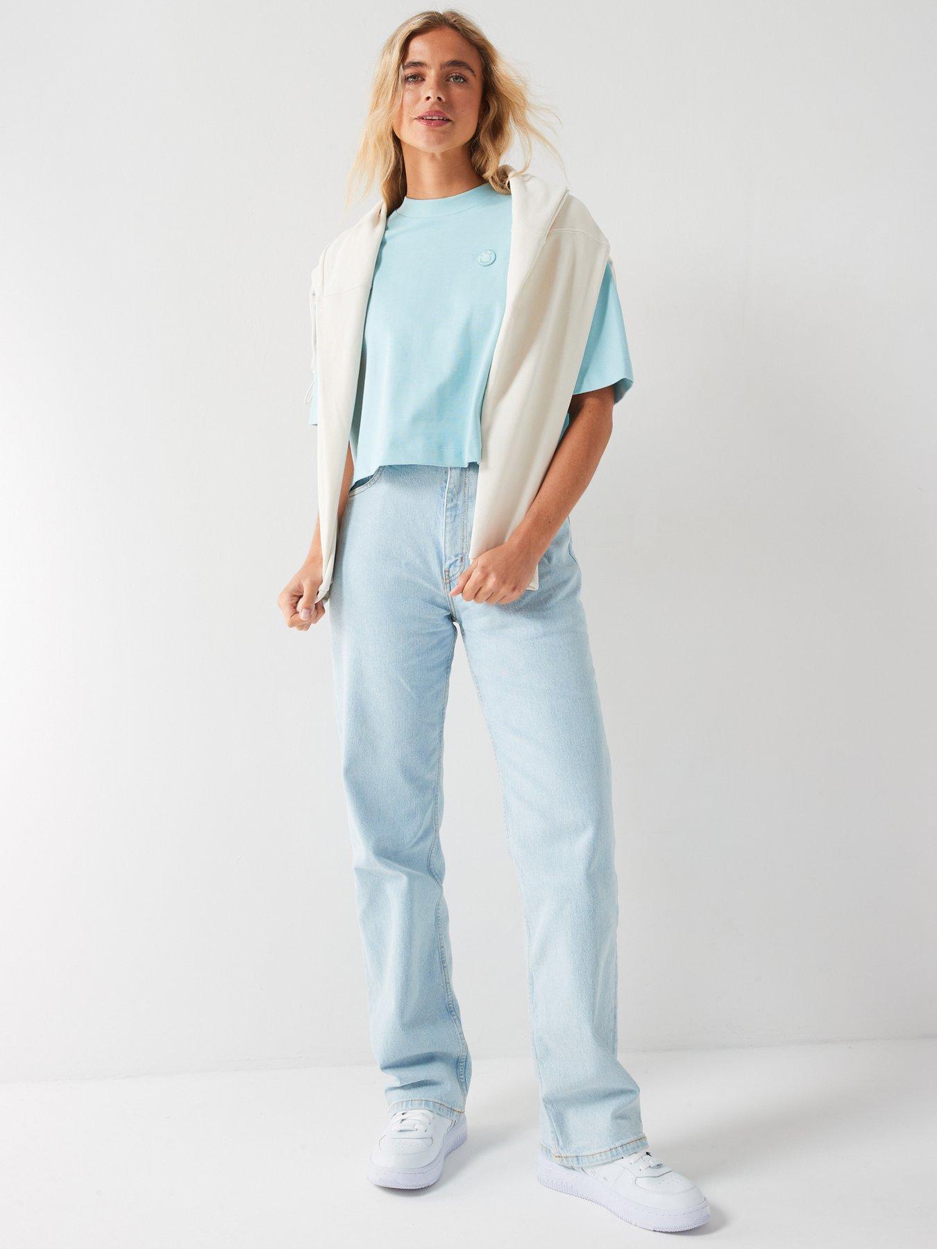 hugo-cropped-relaxed-fit-tee-greenback