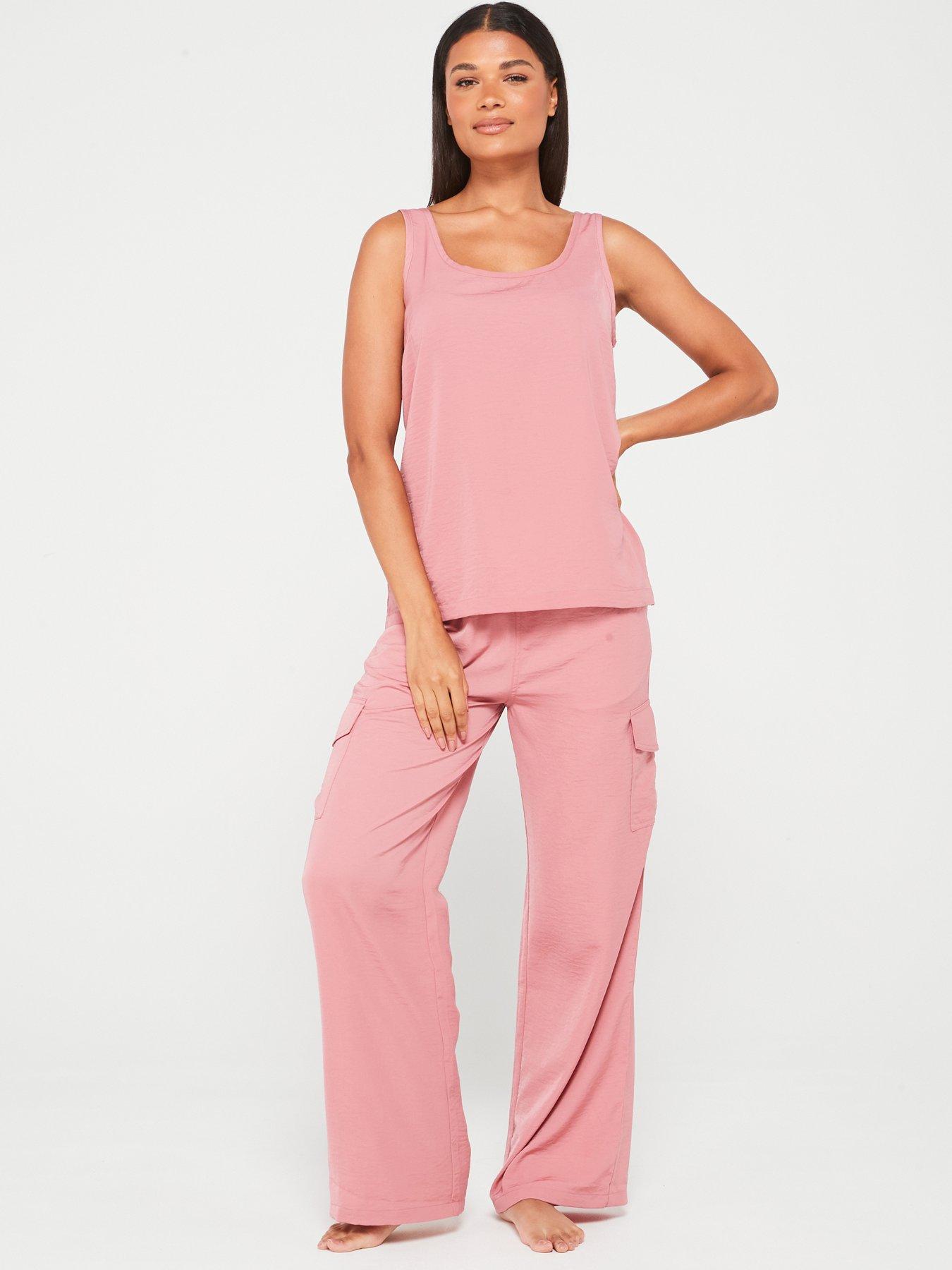 v-by-very-vest-and-cargo-trousers-pyjama-setnbsp--pink