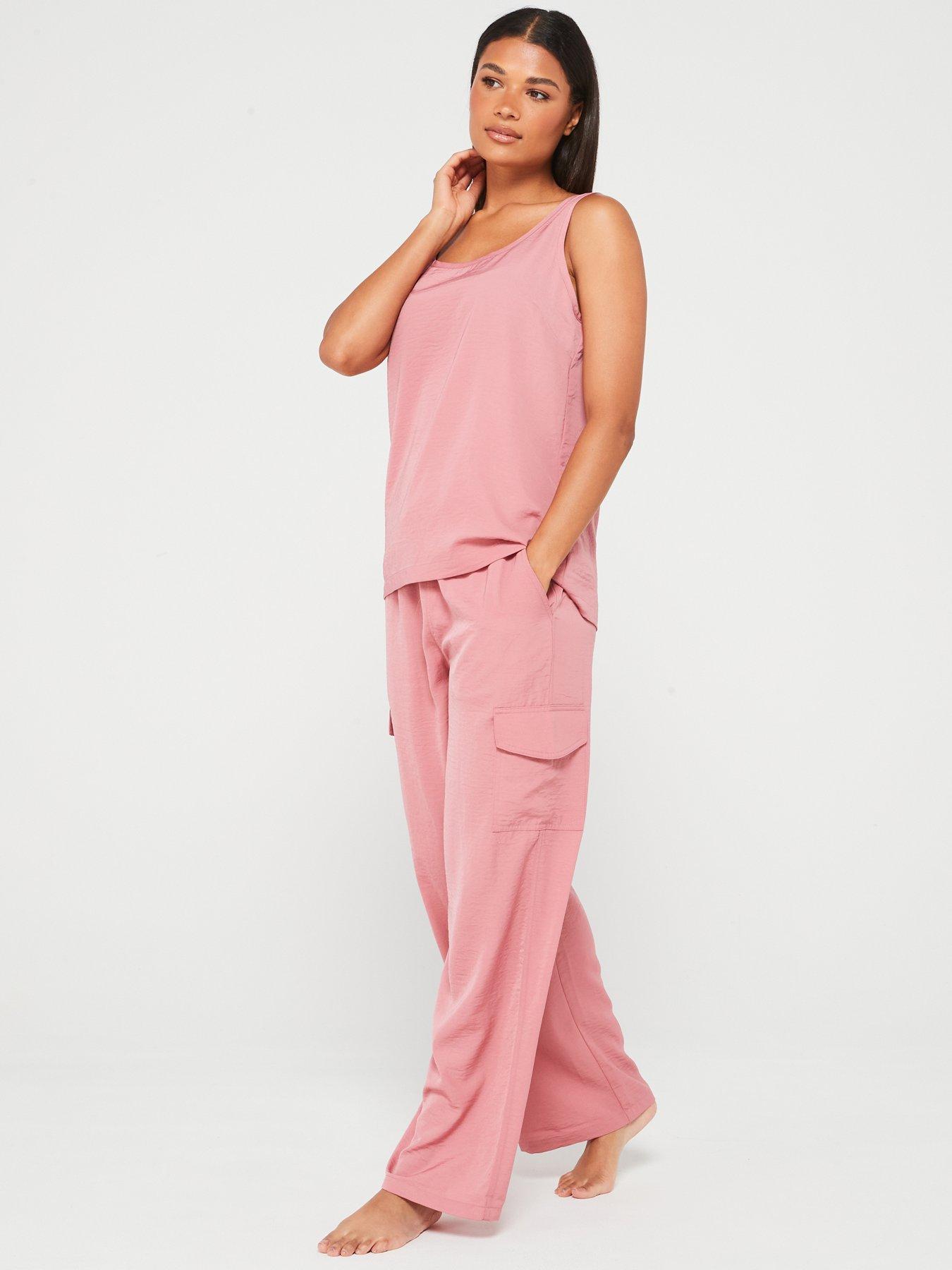 v-by-very-vest-and-cargo-trousers-pyjama-setnbsp--pinkdetail