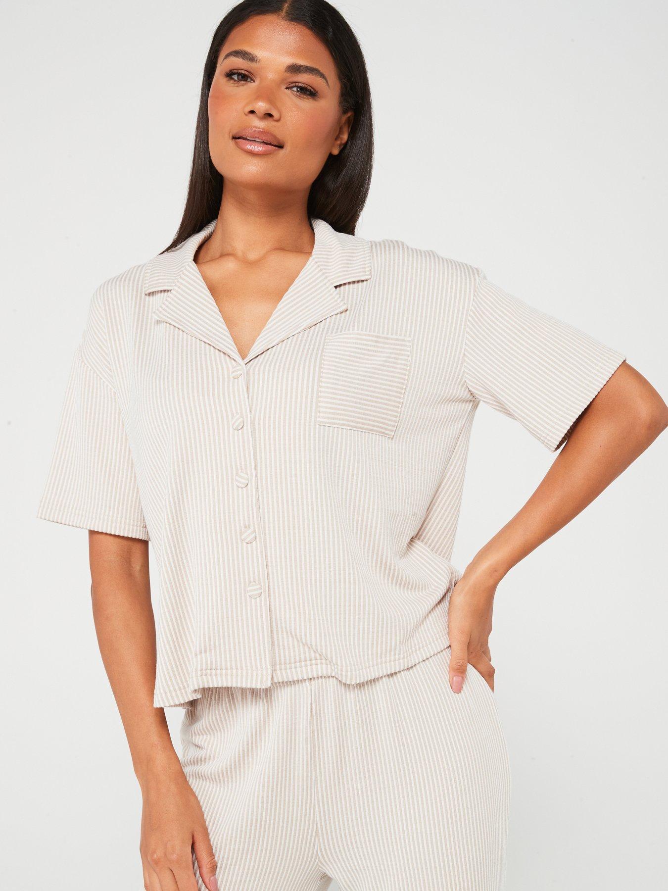 v-by-very-short-sleeve-wide-leg-revere-pyjamanbspset-beigeoutfit