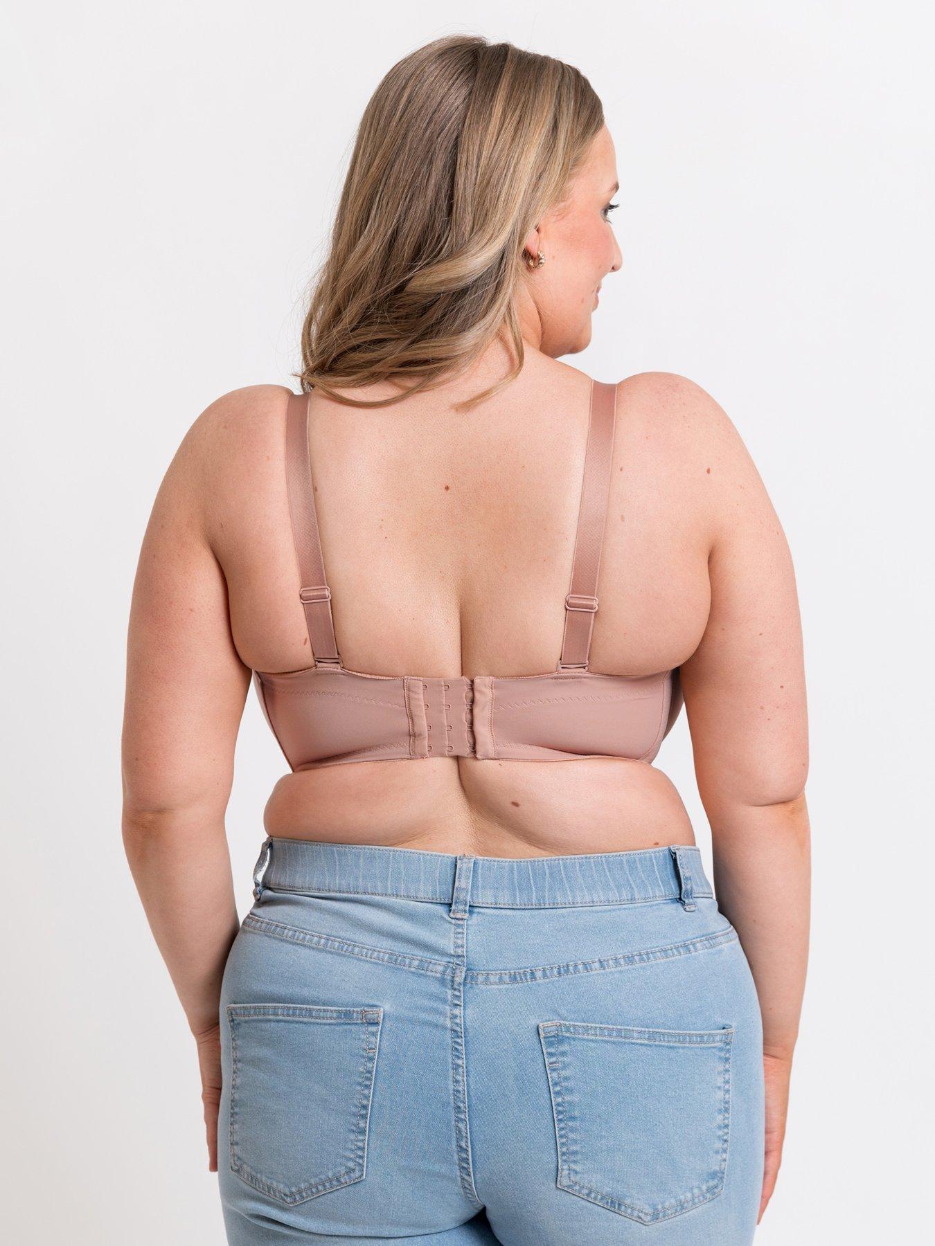 Image 3 of 6 of Curvy Kate Curvy Kate Luxe Multiway Strapless Moulded Bra - Latte