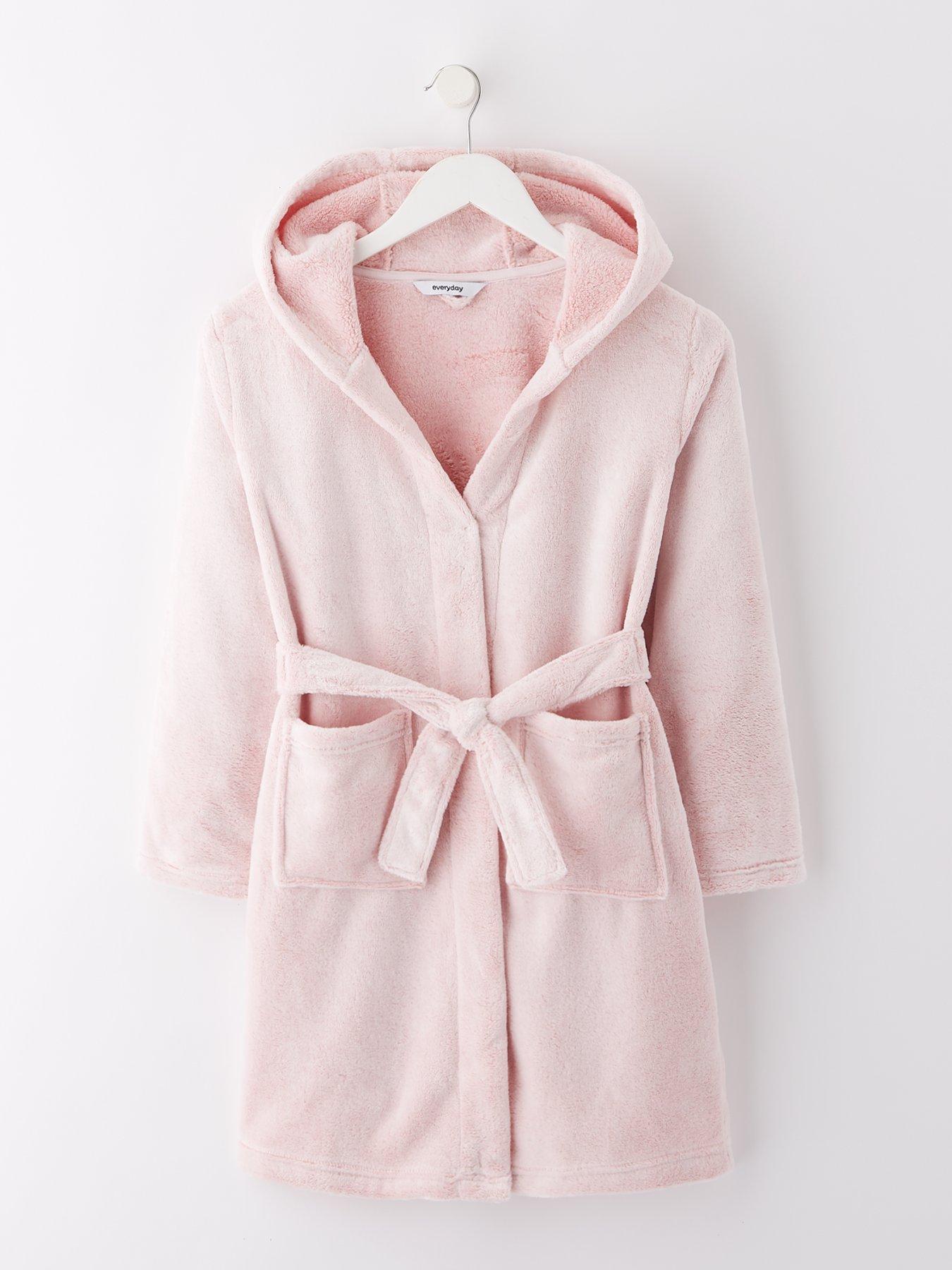 Image 1 of 4 of Everyday Girls Soft Touch Fleece Robe - Multi