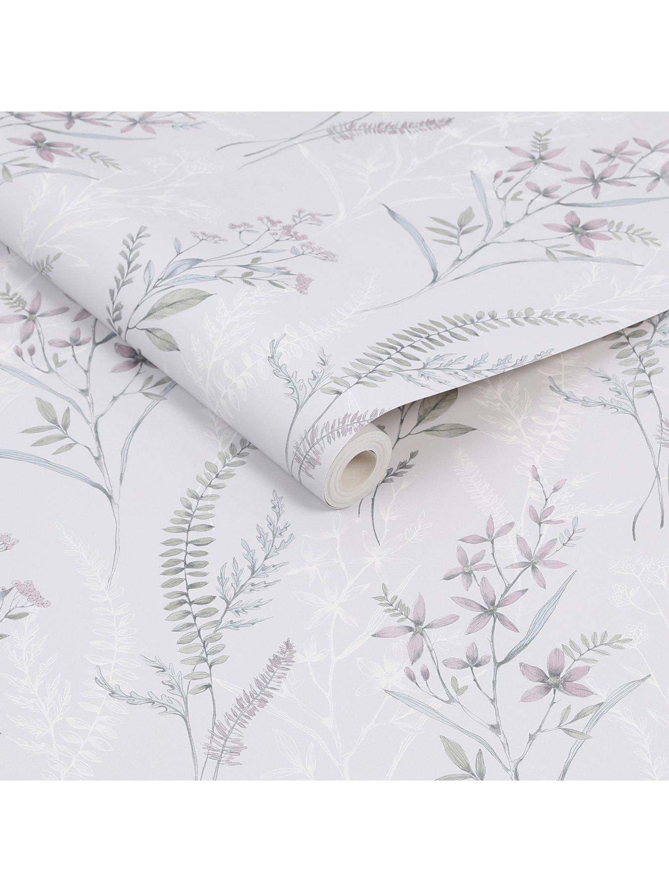 Image 2 of 5 of Fresco Jasmine Mauve Wallpaper