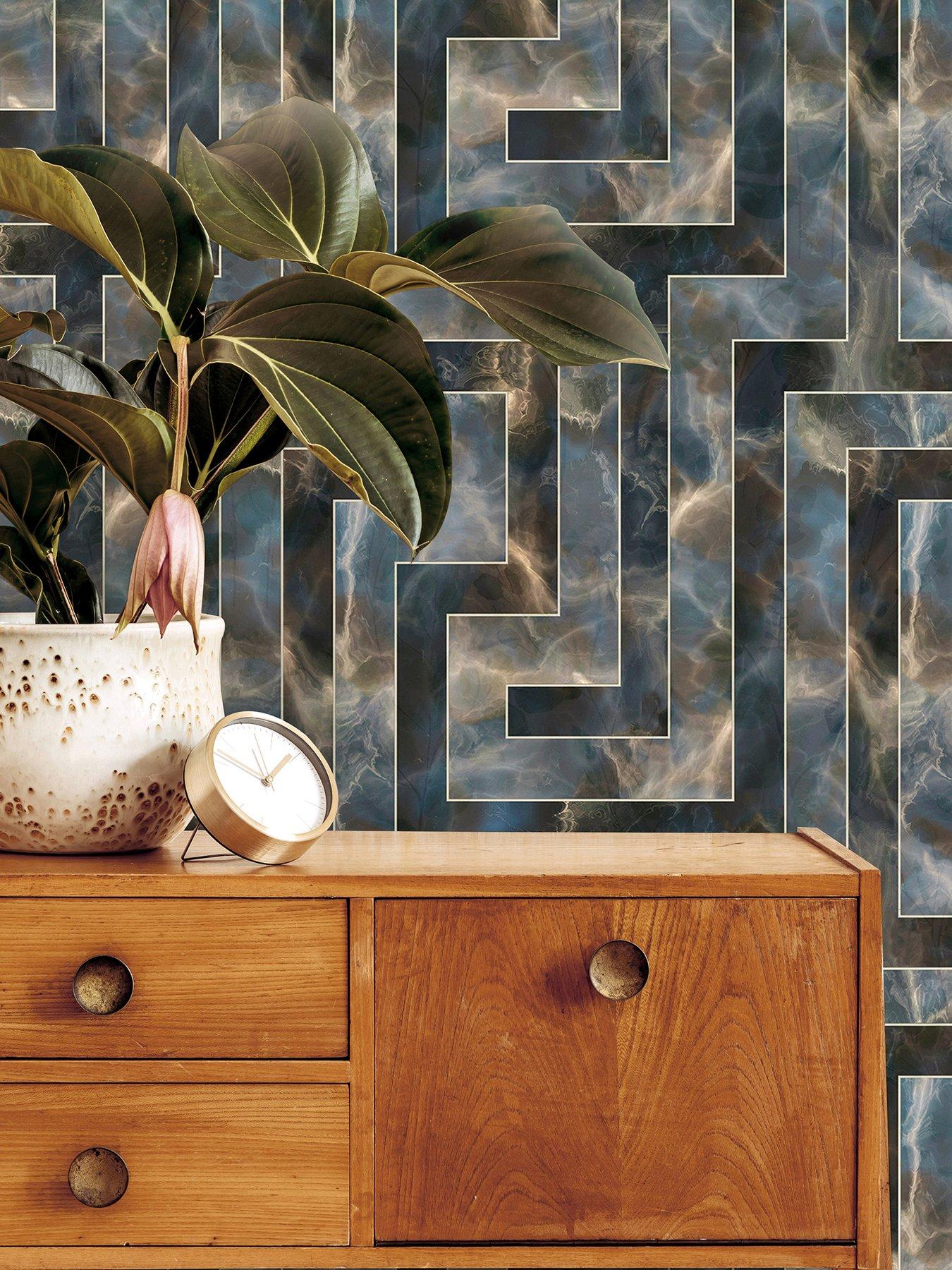 undefined Agate Key Navy Wallpaper