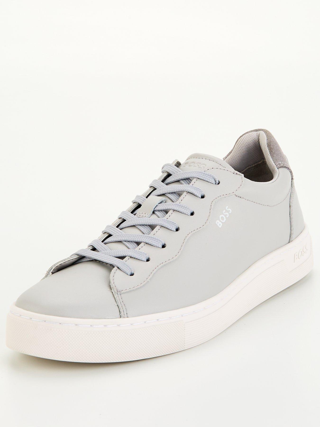 boss-rhys-tennis-trainers-greystillFront