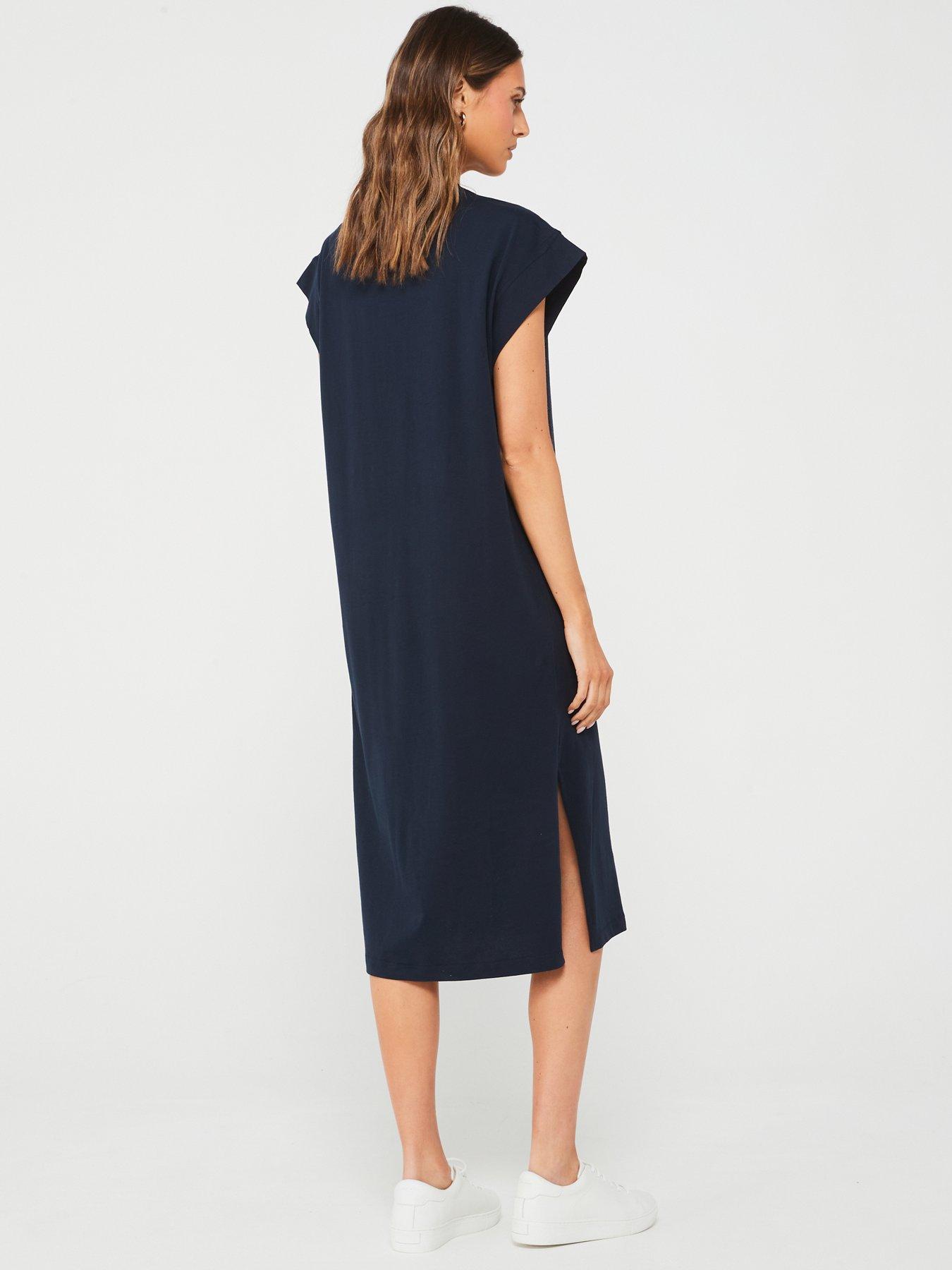 boss-edress-logo-jersey-midi-dress-navystillFront