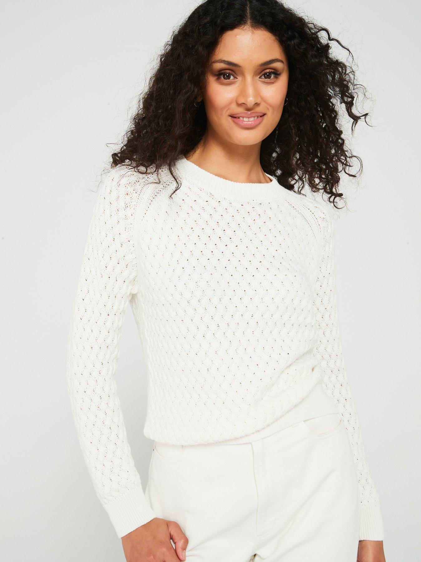 boss-fino-lightweight-open-knit-jumper-white