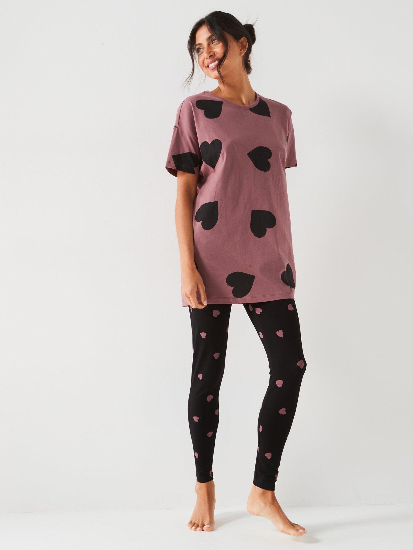 everyday-polka-dot-print-longline-top-and-legging-pj-setback