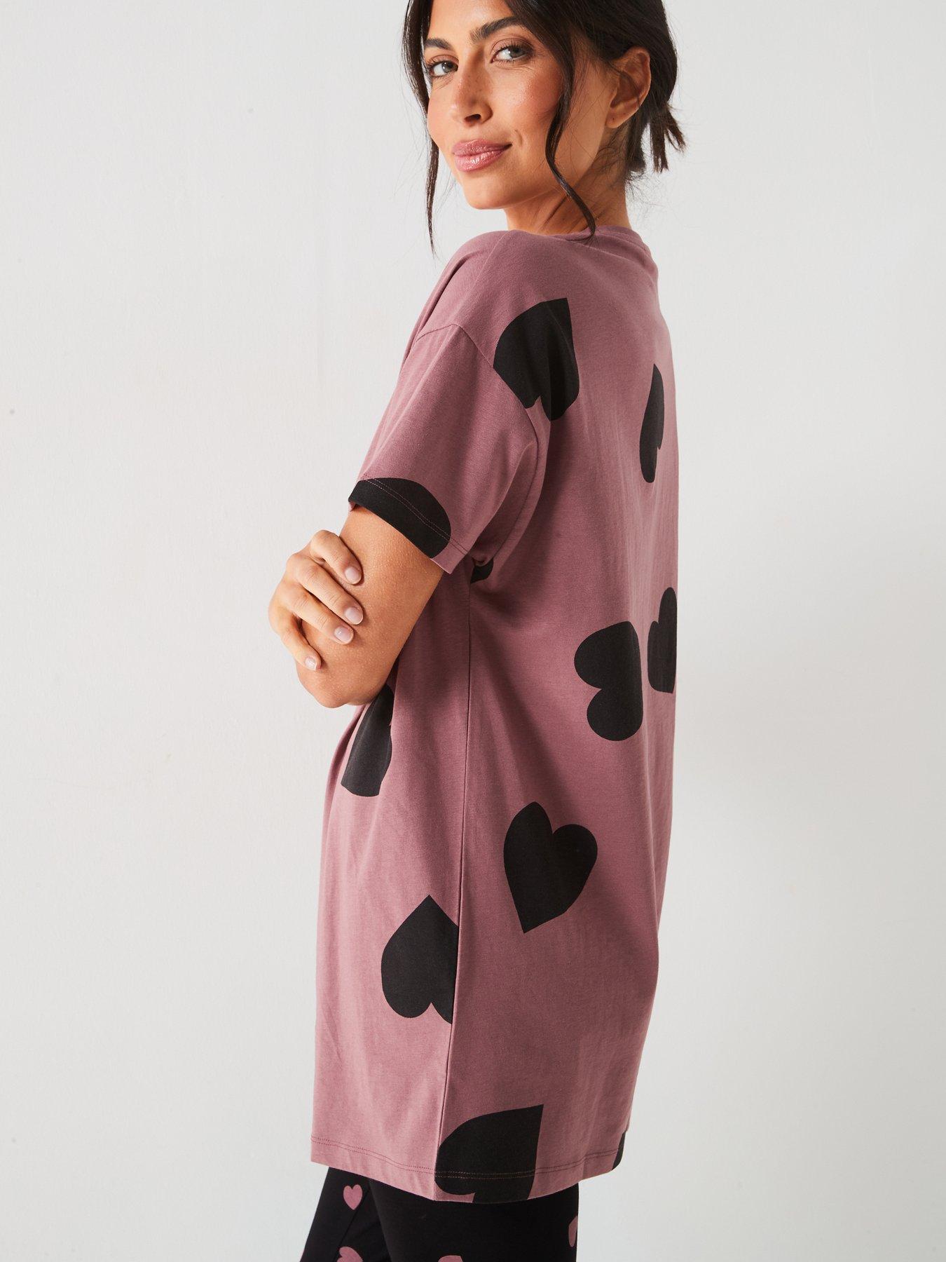 everyday-polka-dot-print-longline-top-and-legging-pj-setdetail