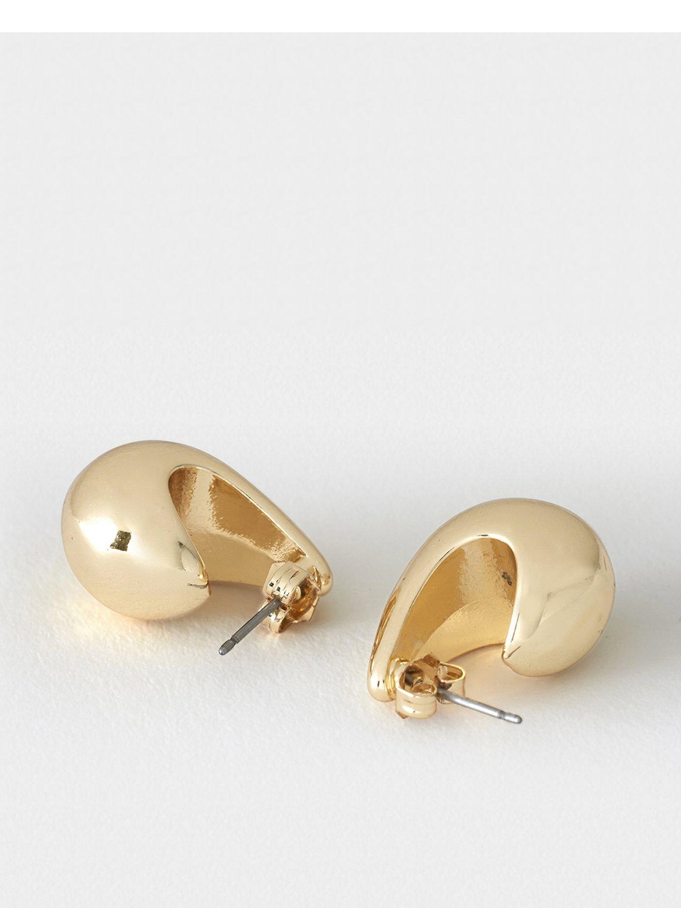 Image 1 of 3 of Mint Velvet Gold Tone Drop Earrings