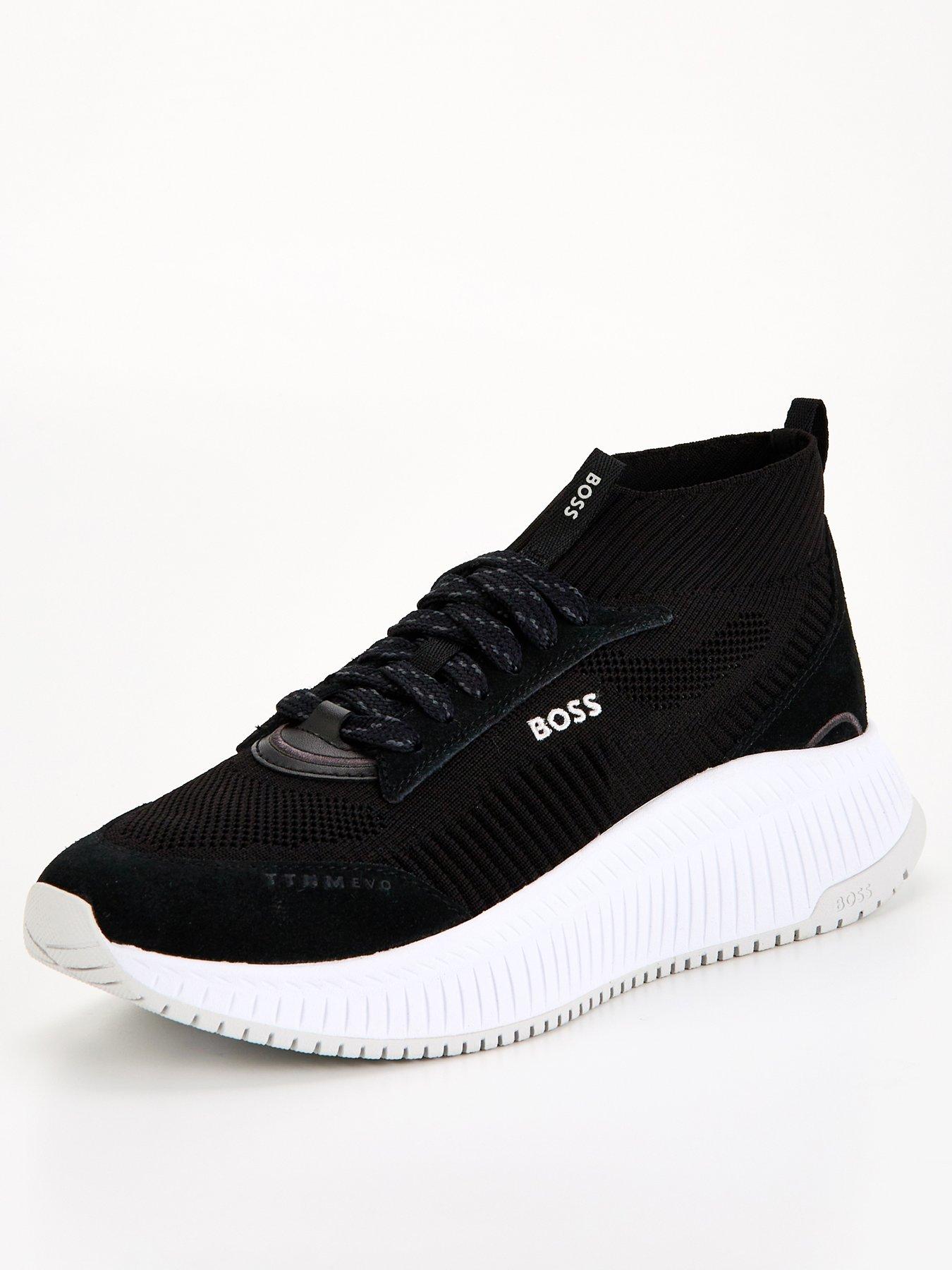 boss-evo-knitted-sock-trainers-blackstillFront