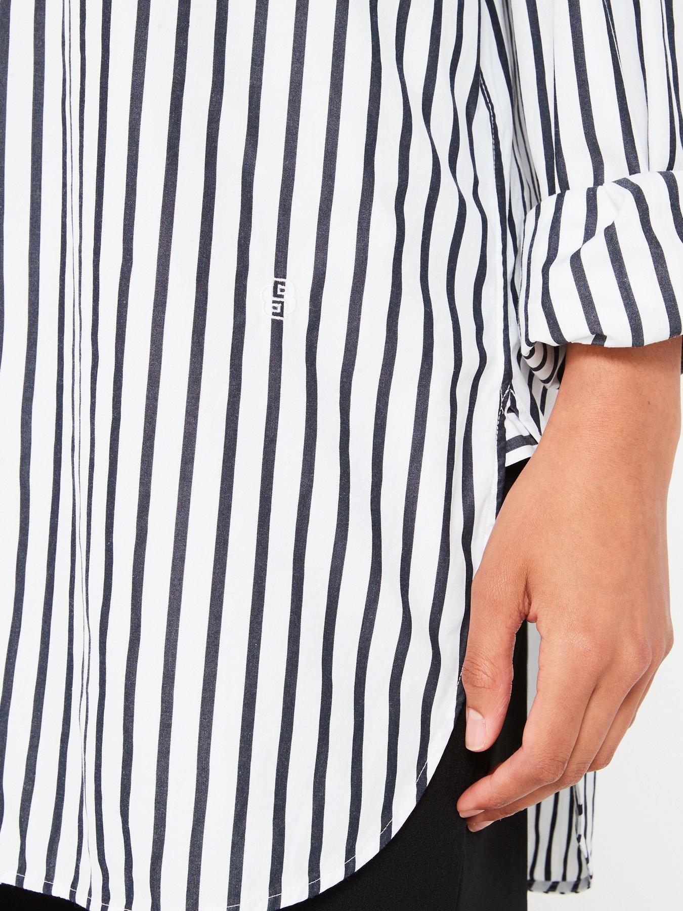 boss-berry-saturday-oversized-stripe-cotton-shirt-whiteoutfit