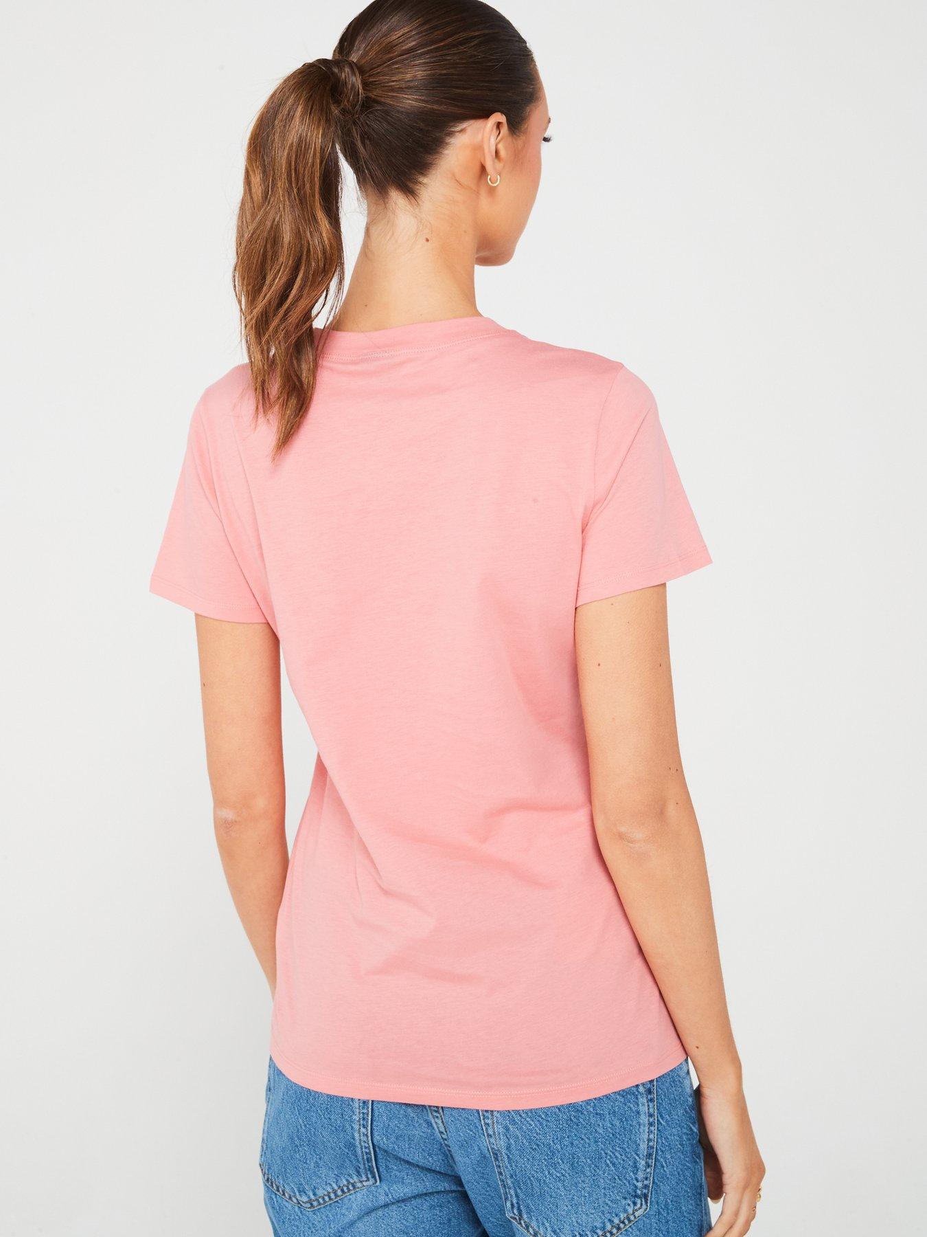 boss-elogo-t-shirt-pinkstillFront