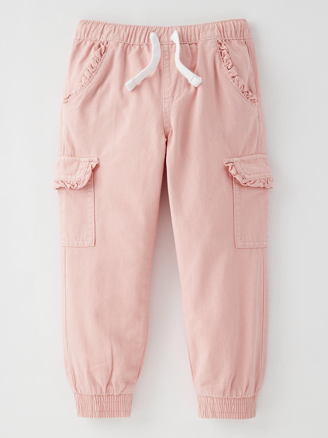 v-by-very-girls-frill-cargo-jogger-pink