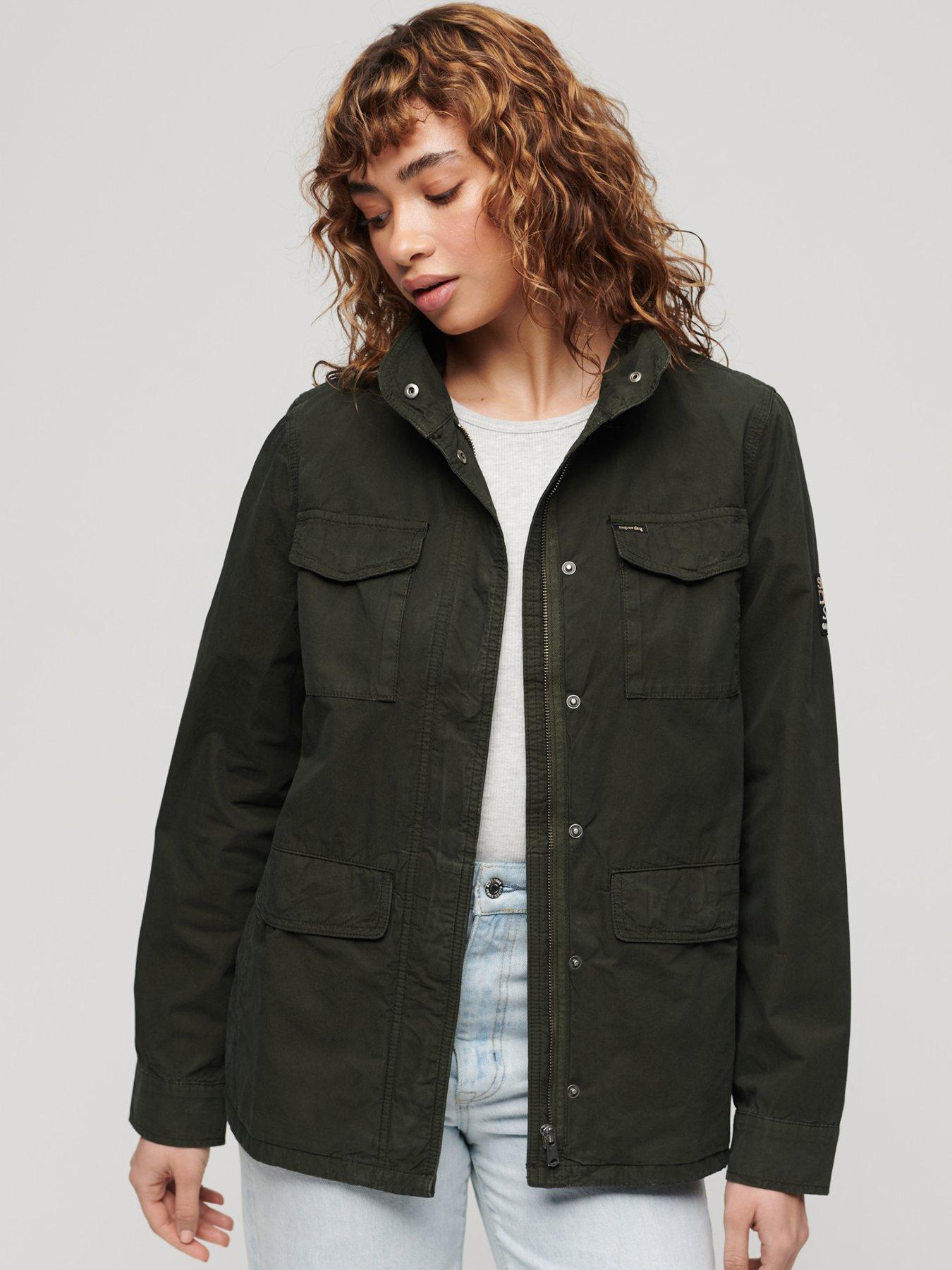 Superdry green hot sale military jacket