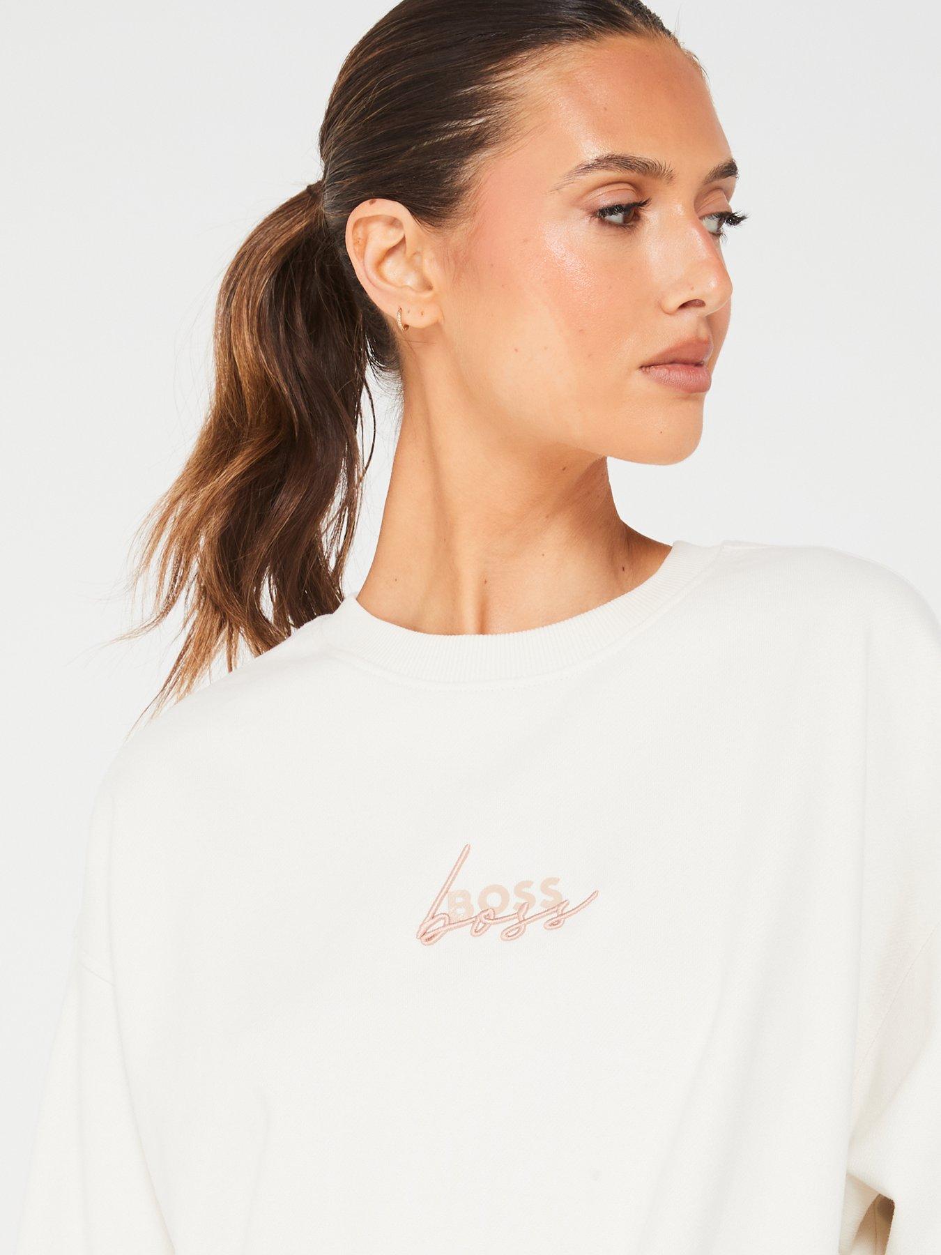 boss-eteia-script-logo-sweatshirt-whiteoutfit