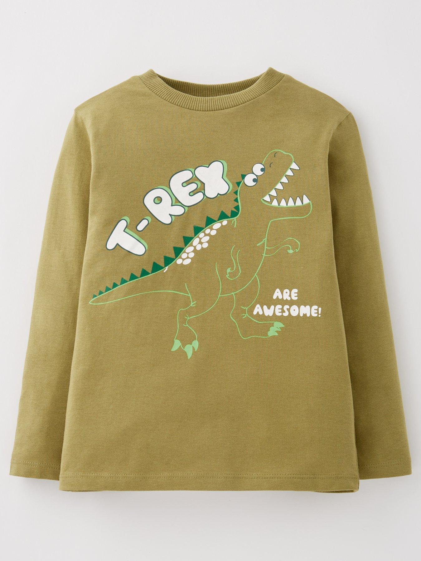 everyday-boys-t-rex-print-long-sleeve-top-multi