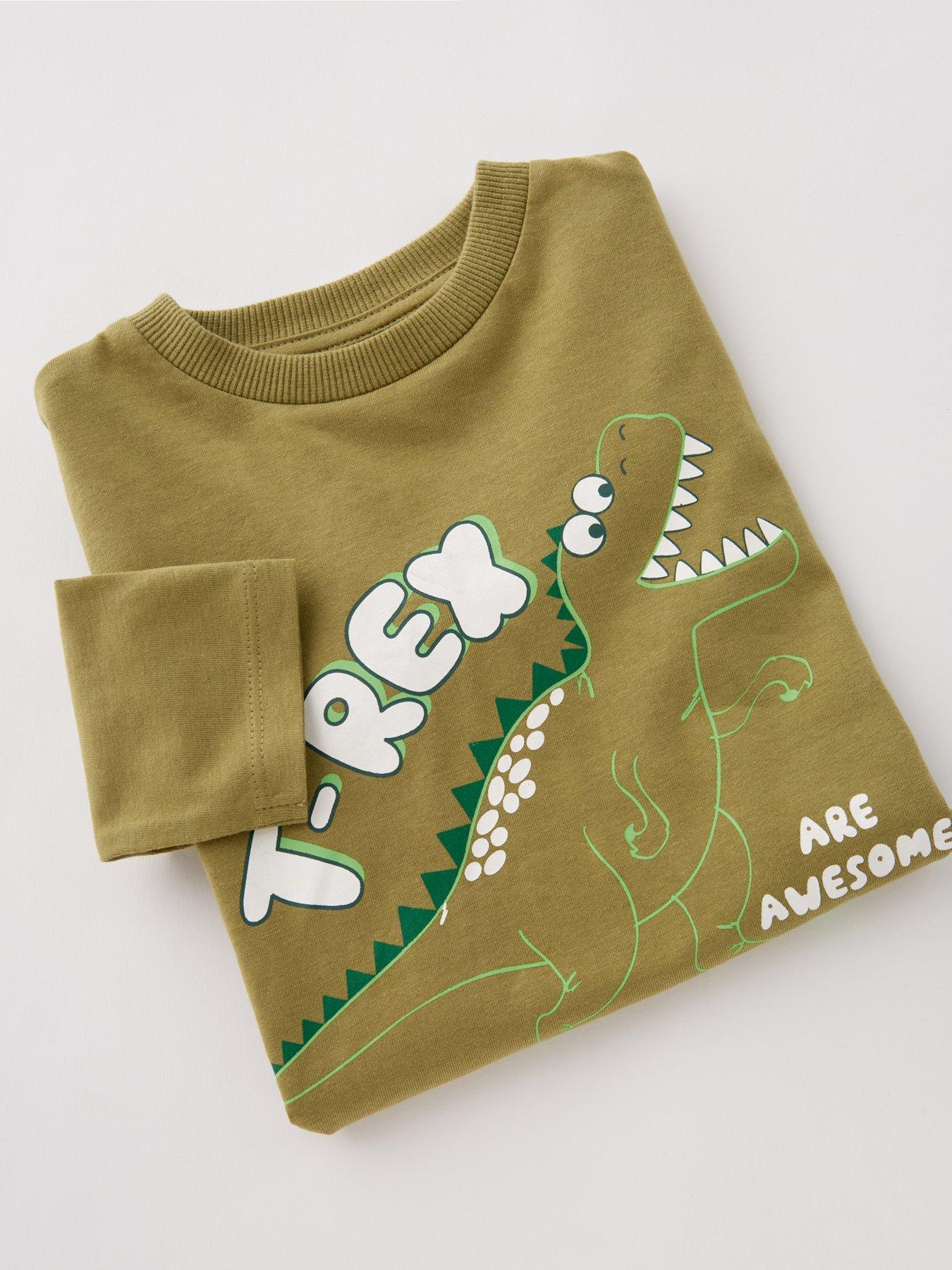 everyday-boys-t-rex-print-long-sleeve-top-multioutfit