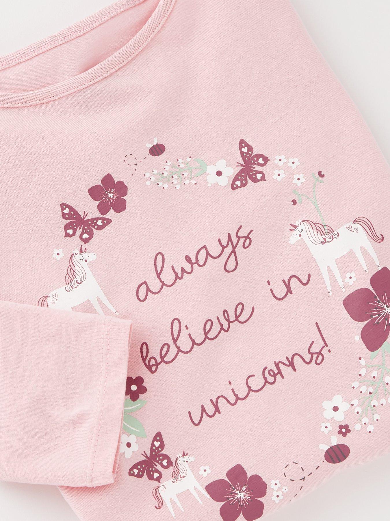 everyday-girls-long-sleeve-unicorn-and-floral-single-t-shirtdetail