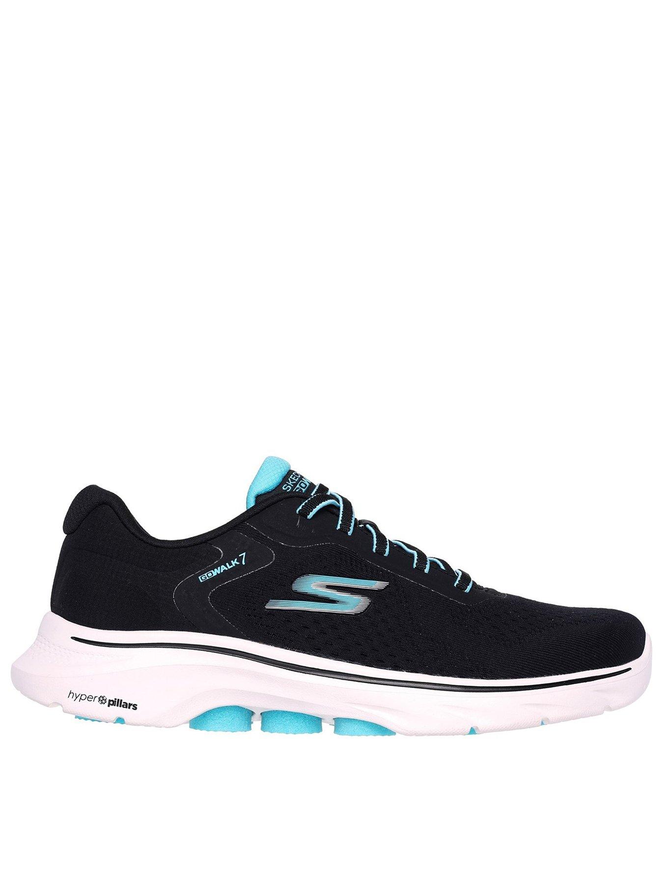 Skechers Go Walk Flex Heel Trainers - Black