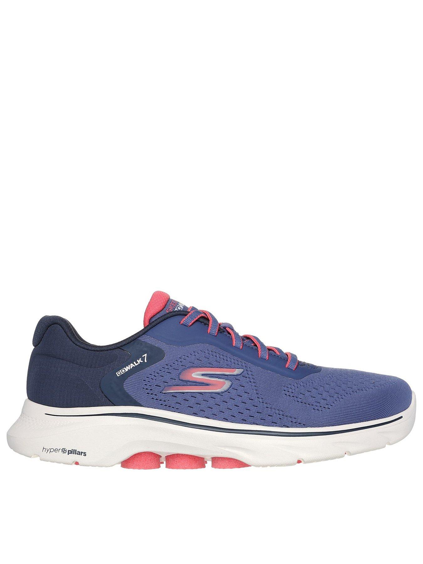 skechers-skechers-go-walk-engineered-mesh-molded-heel-trainers-navy