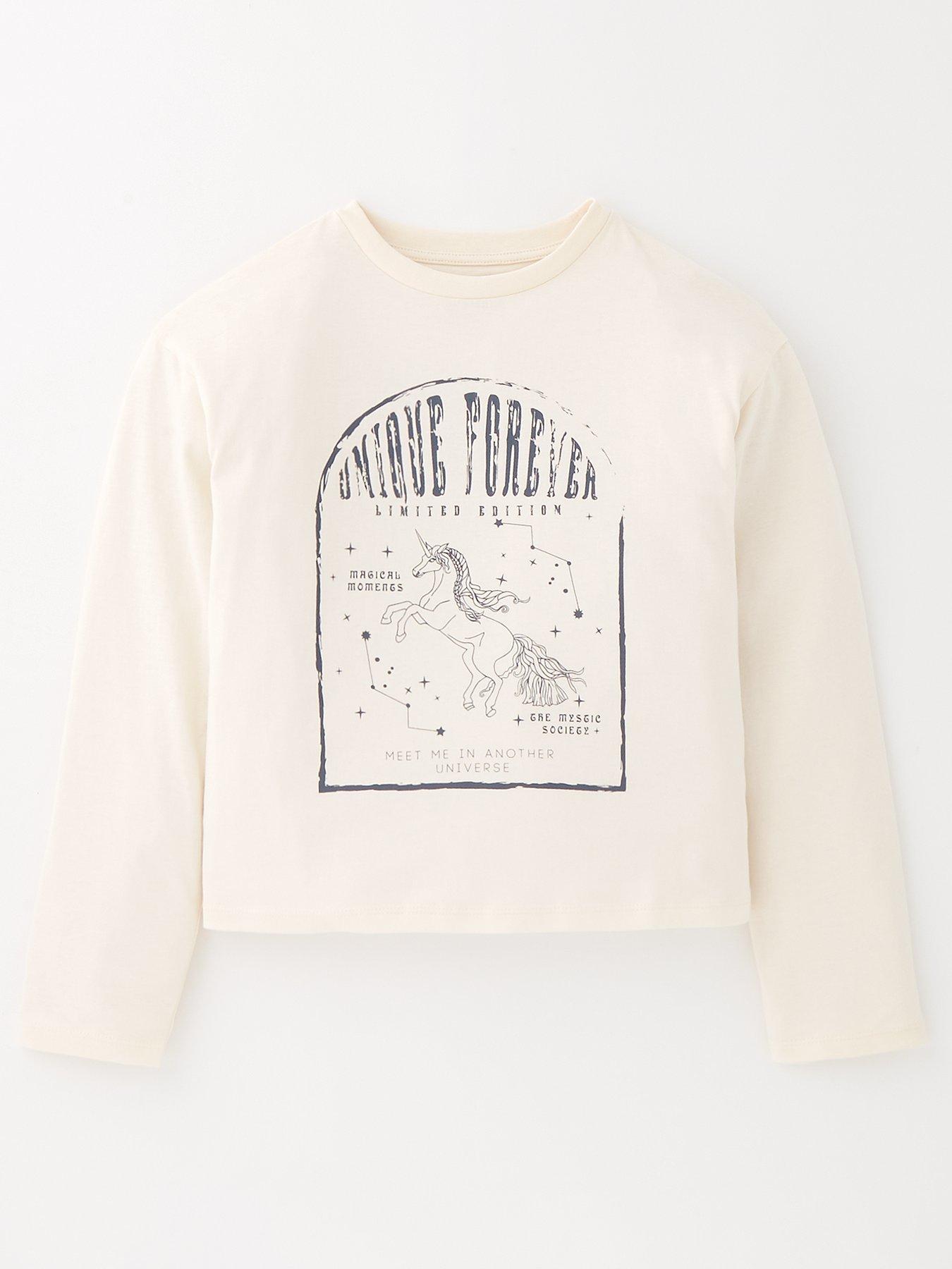 everyday-girls-long-sleeve-unicorn-single-t-shirt-multi