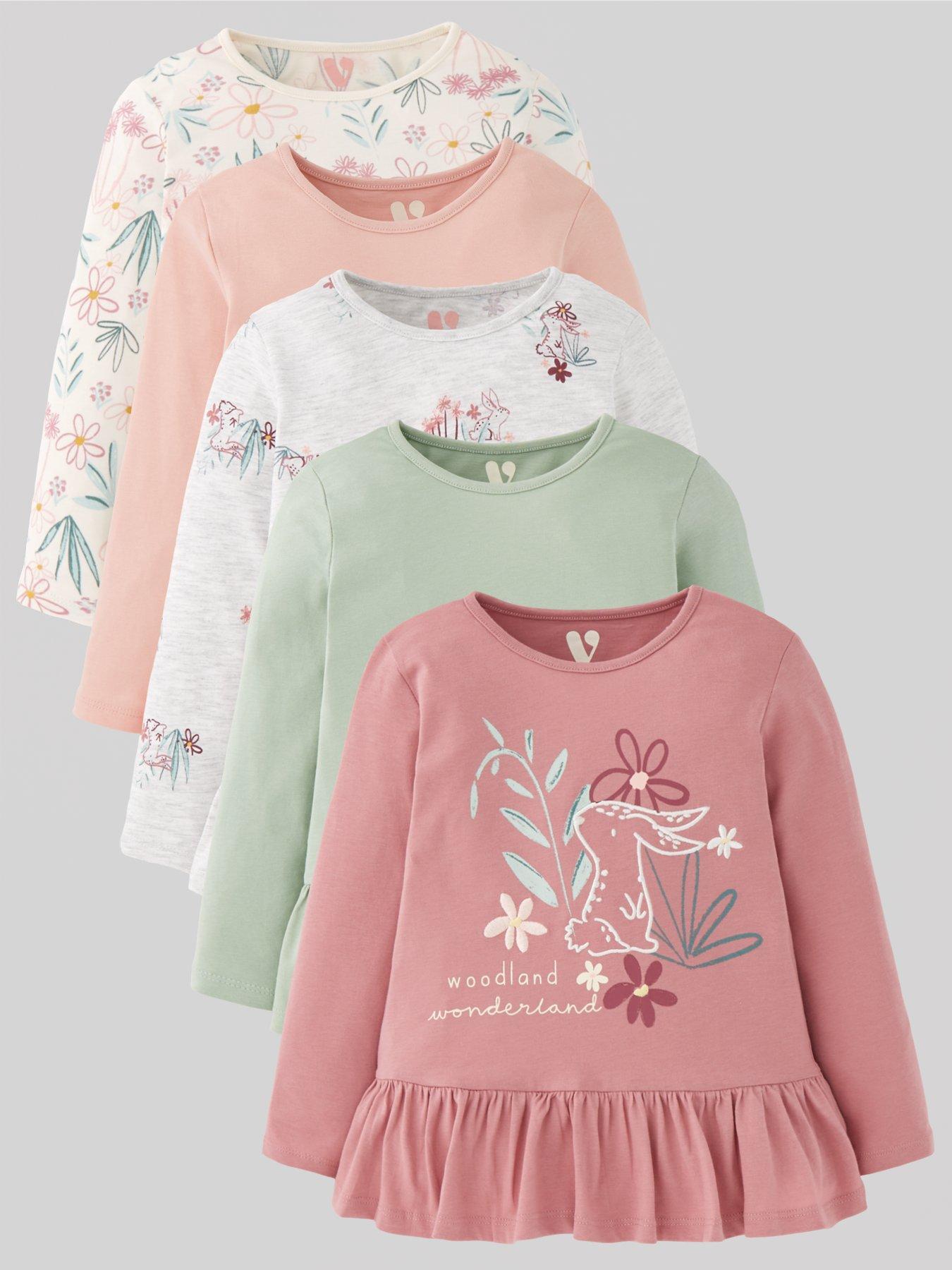 mini-v-by-very-girls-5-pack-floral-t-shirts-multifront