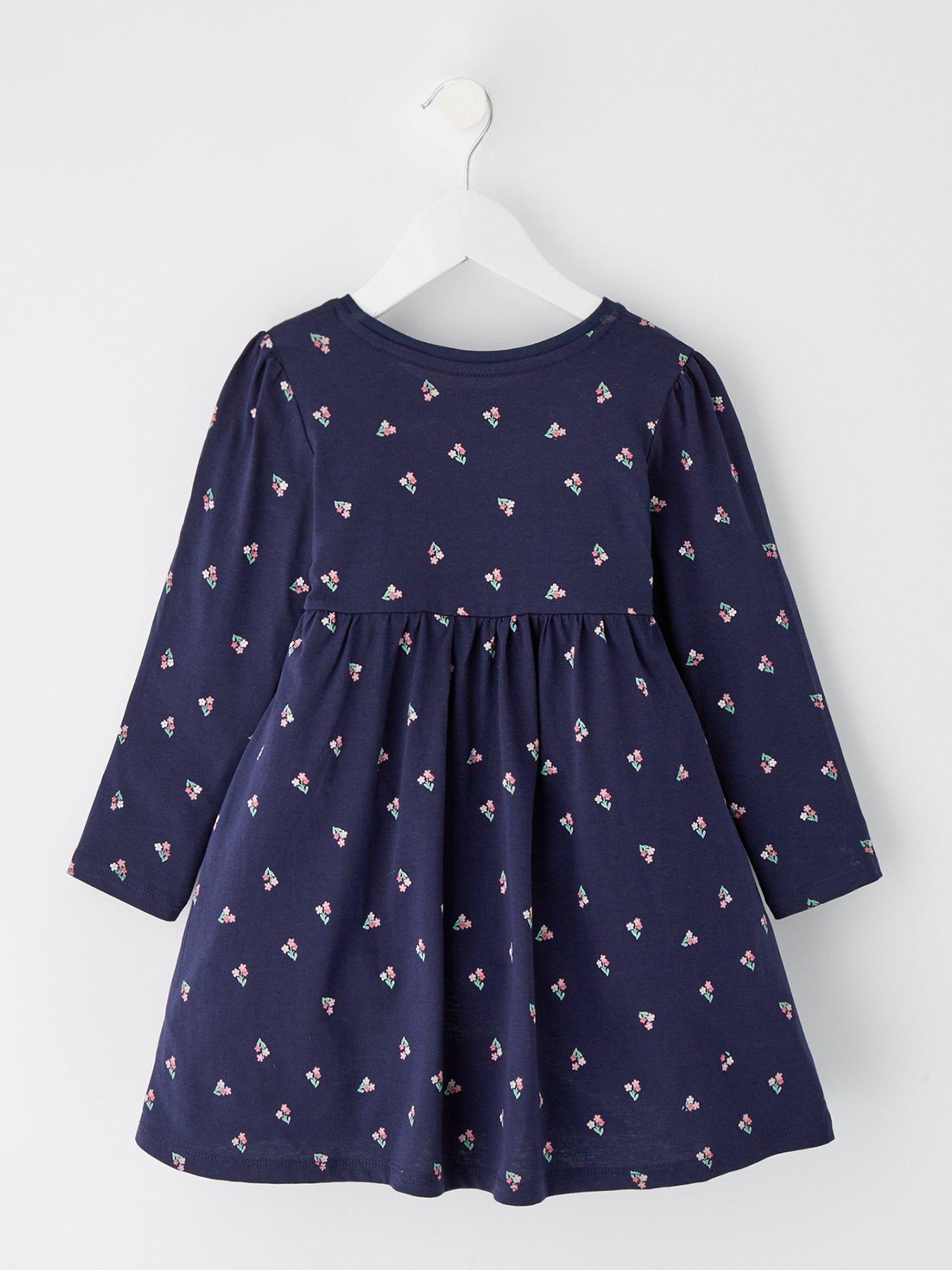 everyday-girls-long-sleeve-ditsy-single-jersey-dress-bluemultinbspback