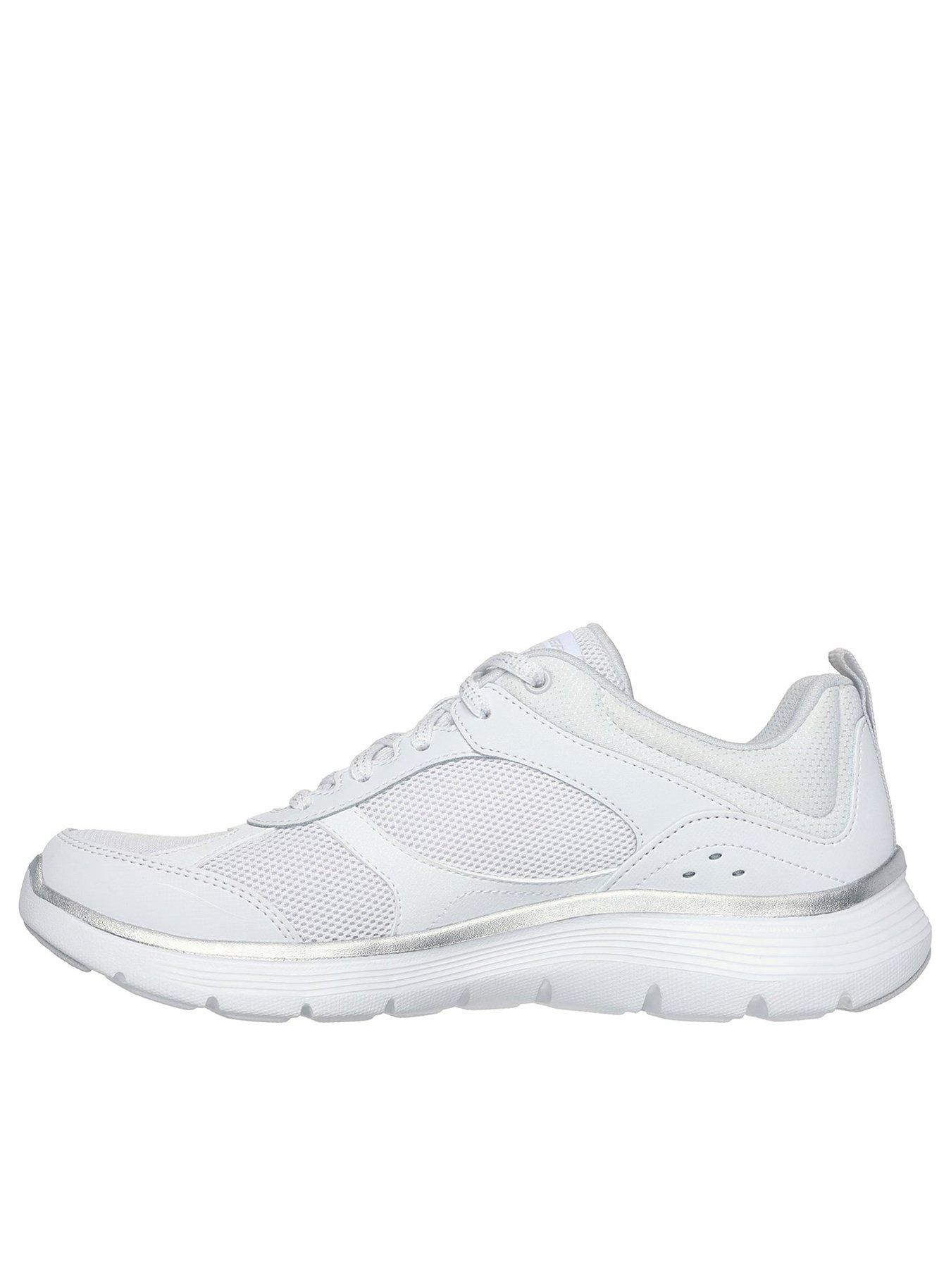 skechers-skechers-flex-appeal-50-mesh-lace-up-trainers-whiteback