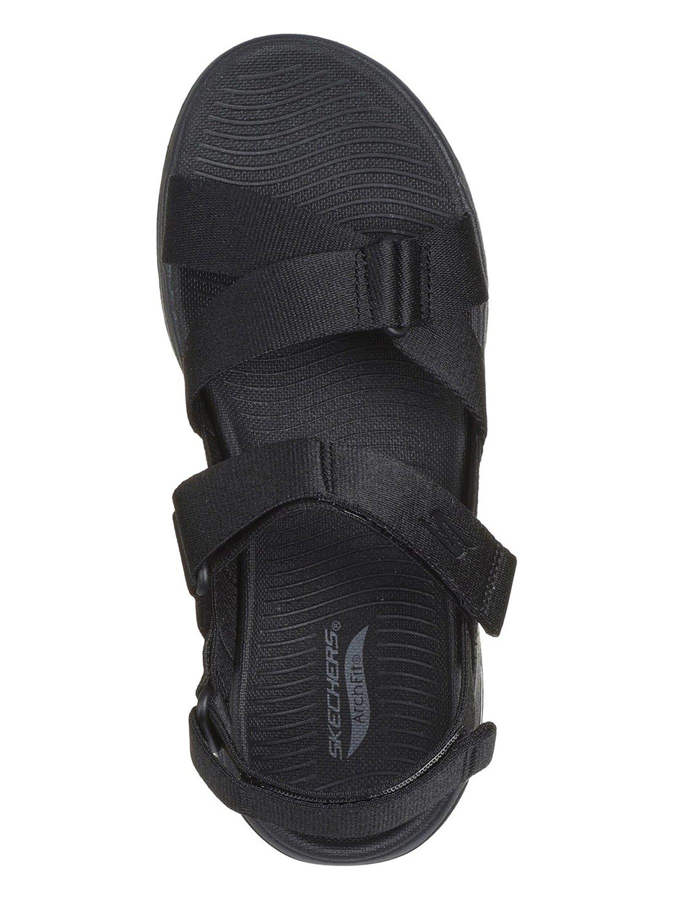 skechers-skechers-go-walk-arch-fit-strappy-sandals-blackoutfit