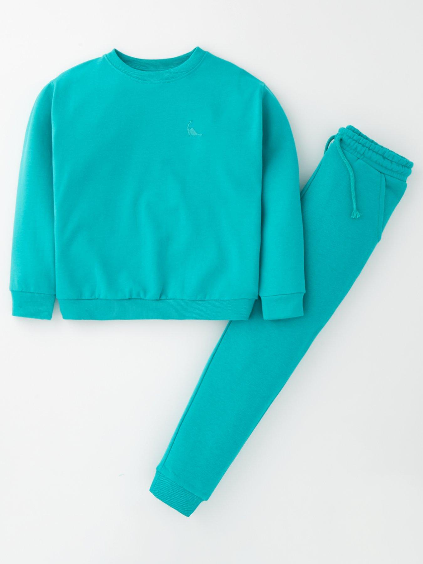 everyday-boys-2-piecenbsplong-sleeve-green-sweatshirt-andnbspjoggers-set-multifront