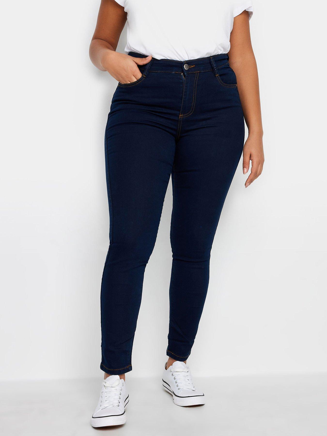 Image of Evans Curve Fit Indigo Skinny Jean - Blue