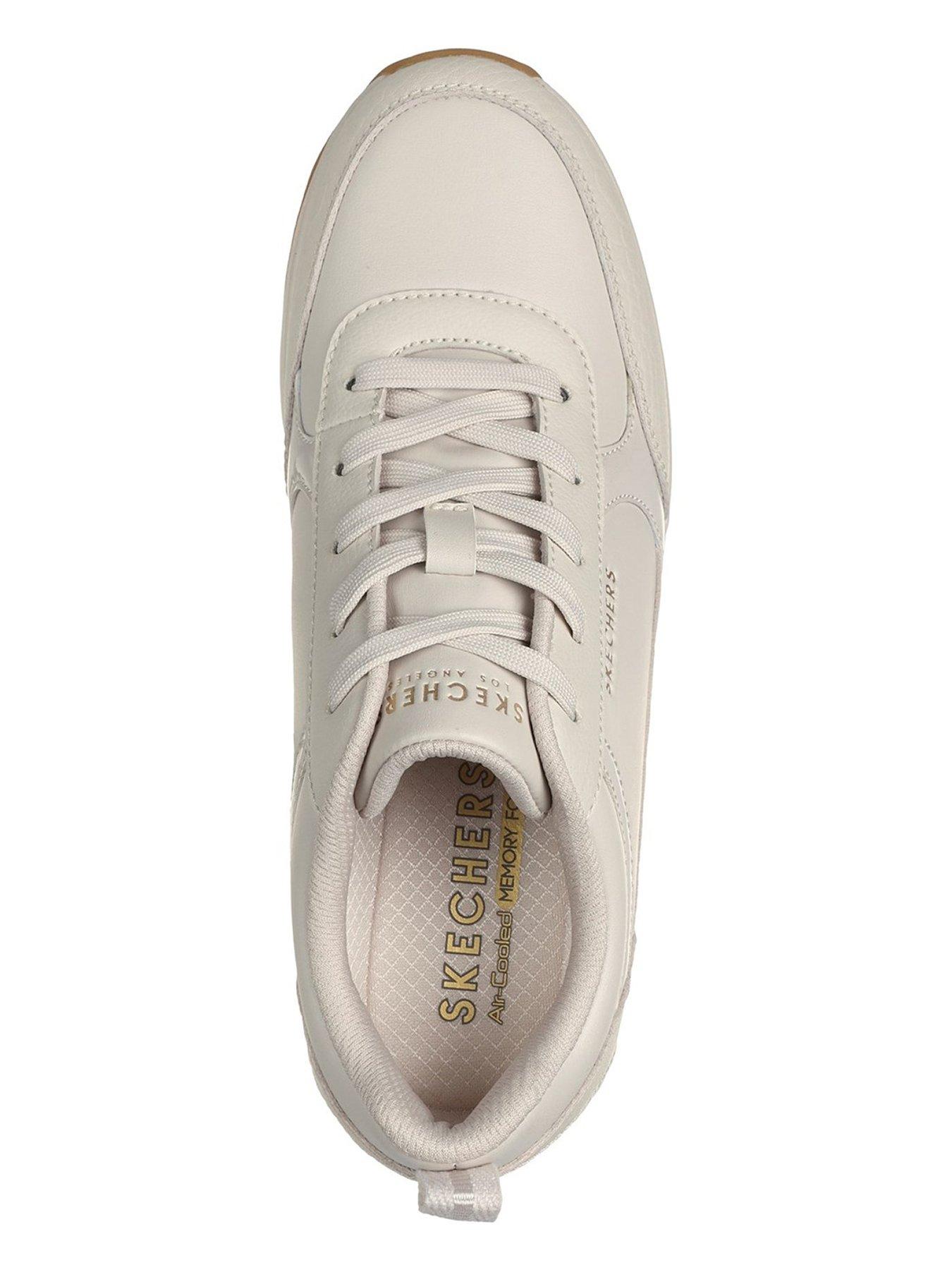 skechers-skechers-billion-reptile-trimmed-duraleather-lace-up-fashion-wedged-trainer-off-whiteoutfit