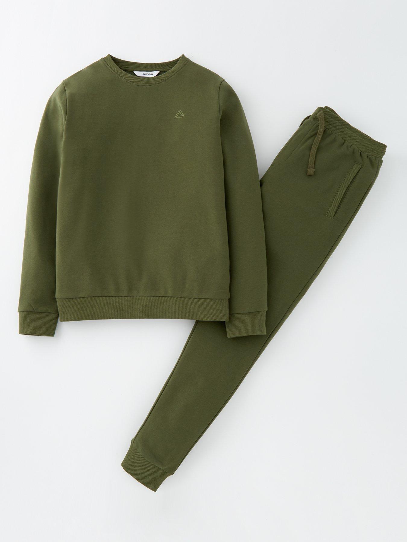 everyday-boys-khaki-sweat-top-and-jogger-set