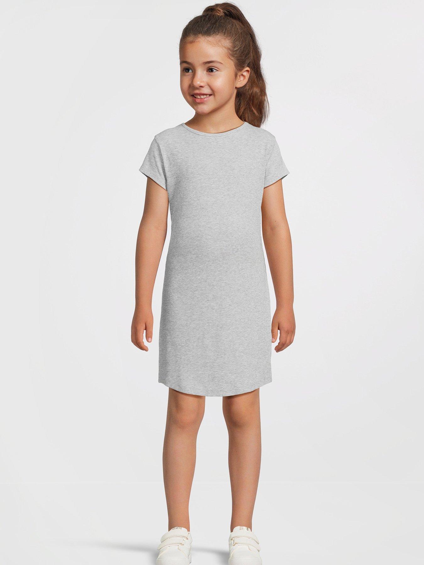 everyday-girls-short-sleeve-ribbed-dress-multi