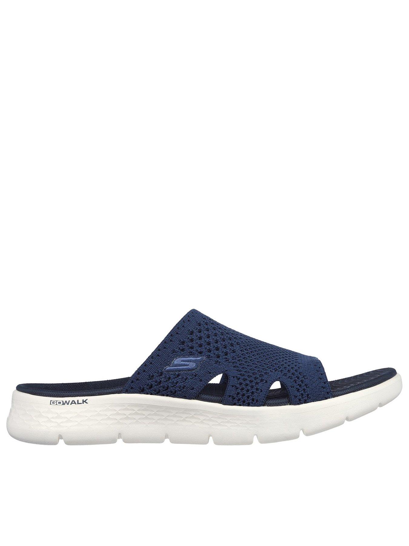 skechers-skechers-go-walk-flex-slider-sandal-navy