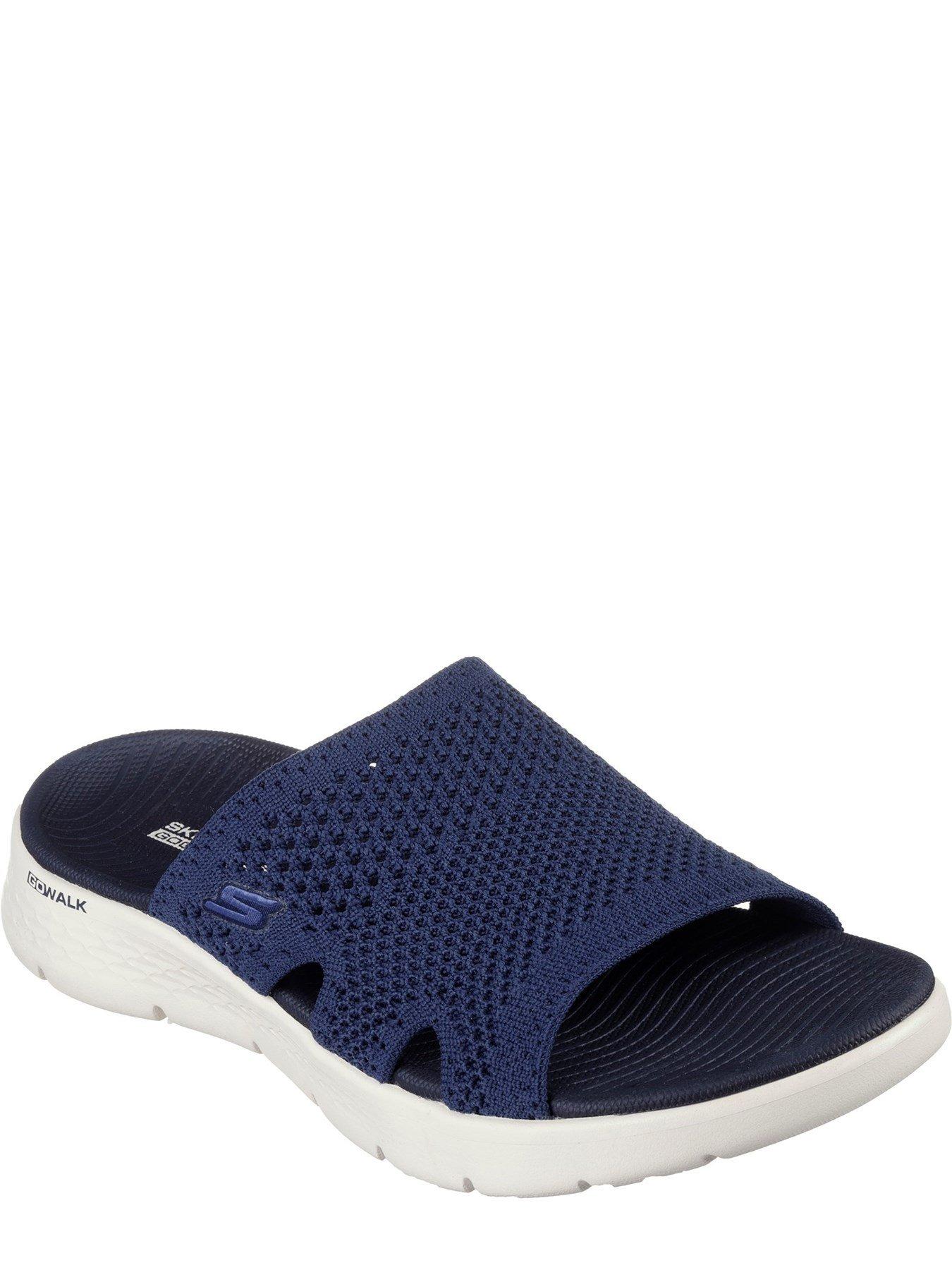 skechers-skechers-go-walk-flex-slider-sandal-navystillFront