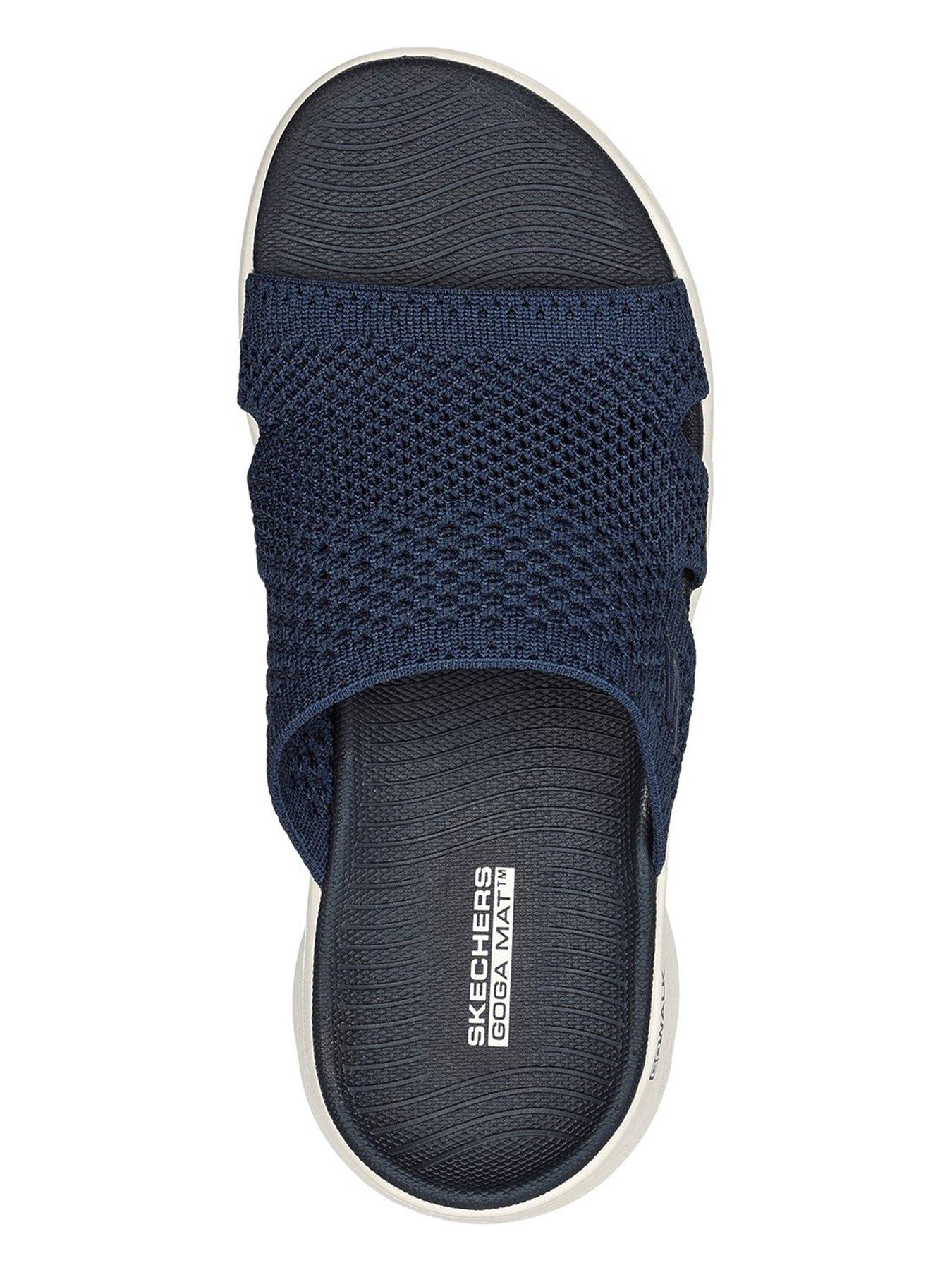 skechers-skechers-go-walk-flex-slider-sandal-navyoutfit