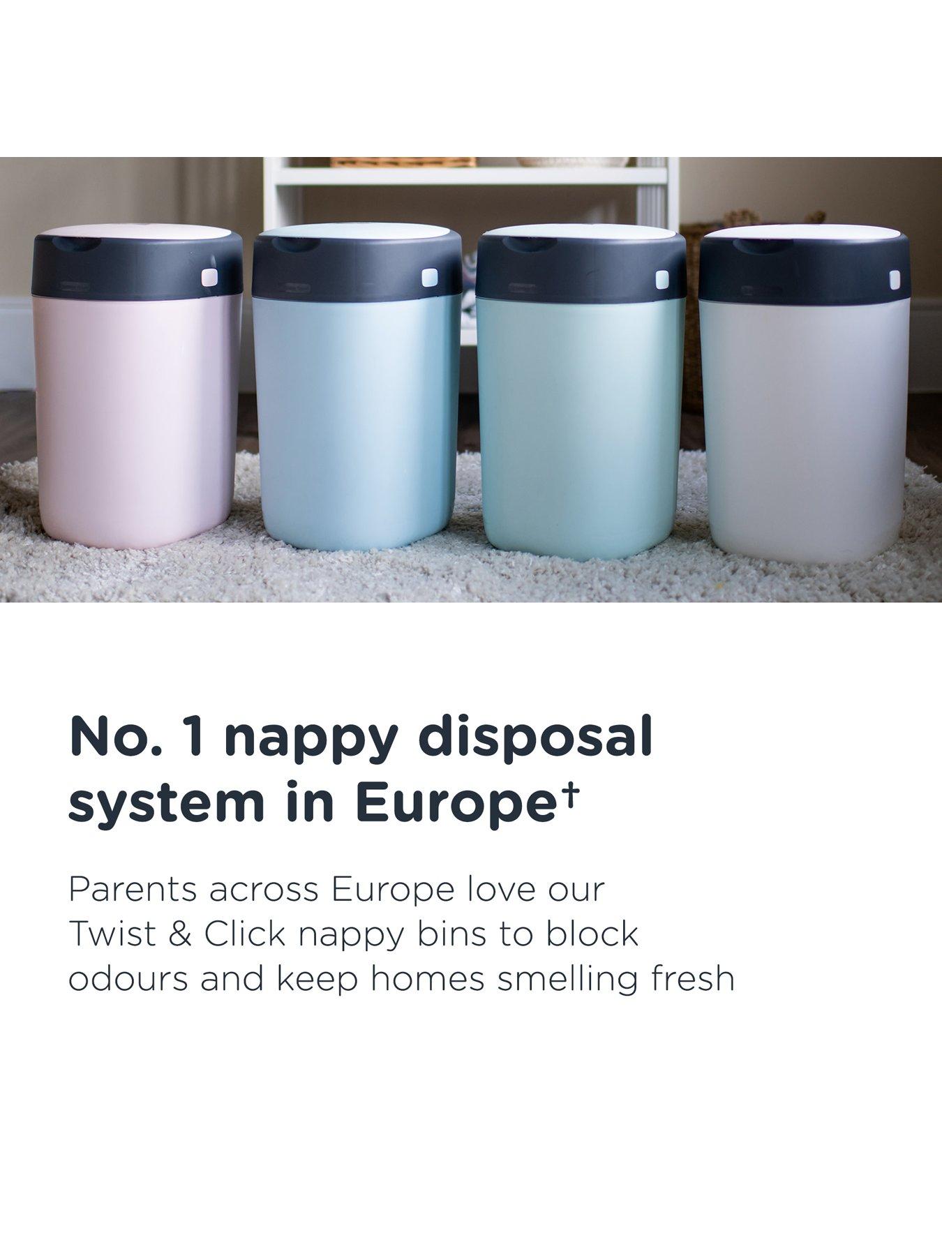 Image 4 of 7 of Tommee Tippee Twist &amp; Click Nappy Disposal Bin with&nbsp;12 Refill Cassettes