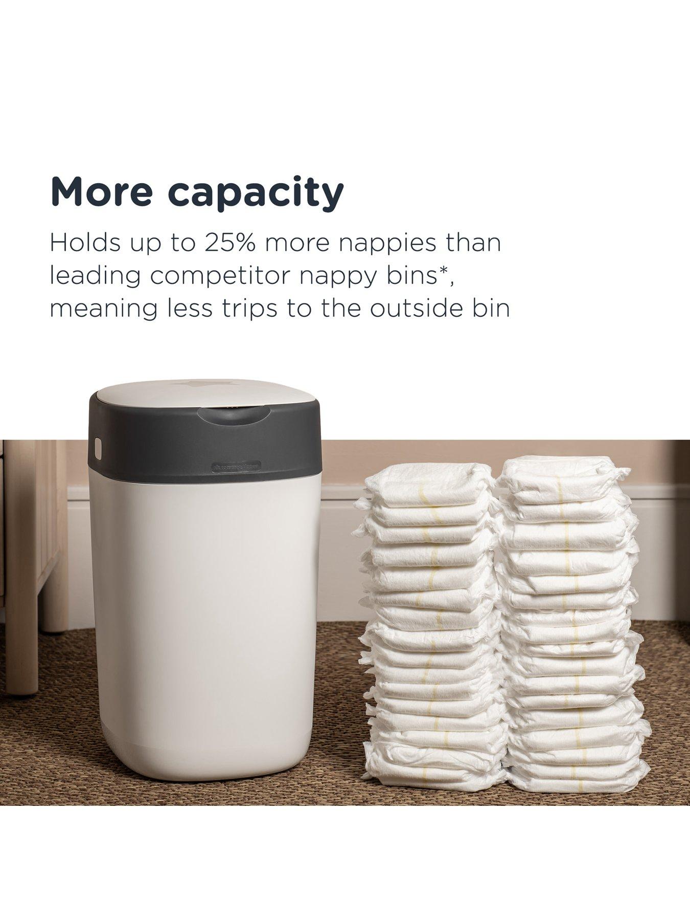 Image 5 of 7 of Tommee Tippee Twist &amp; Click Nappy Disposal Bin with&nbsp;12 Refill Cassettes