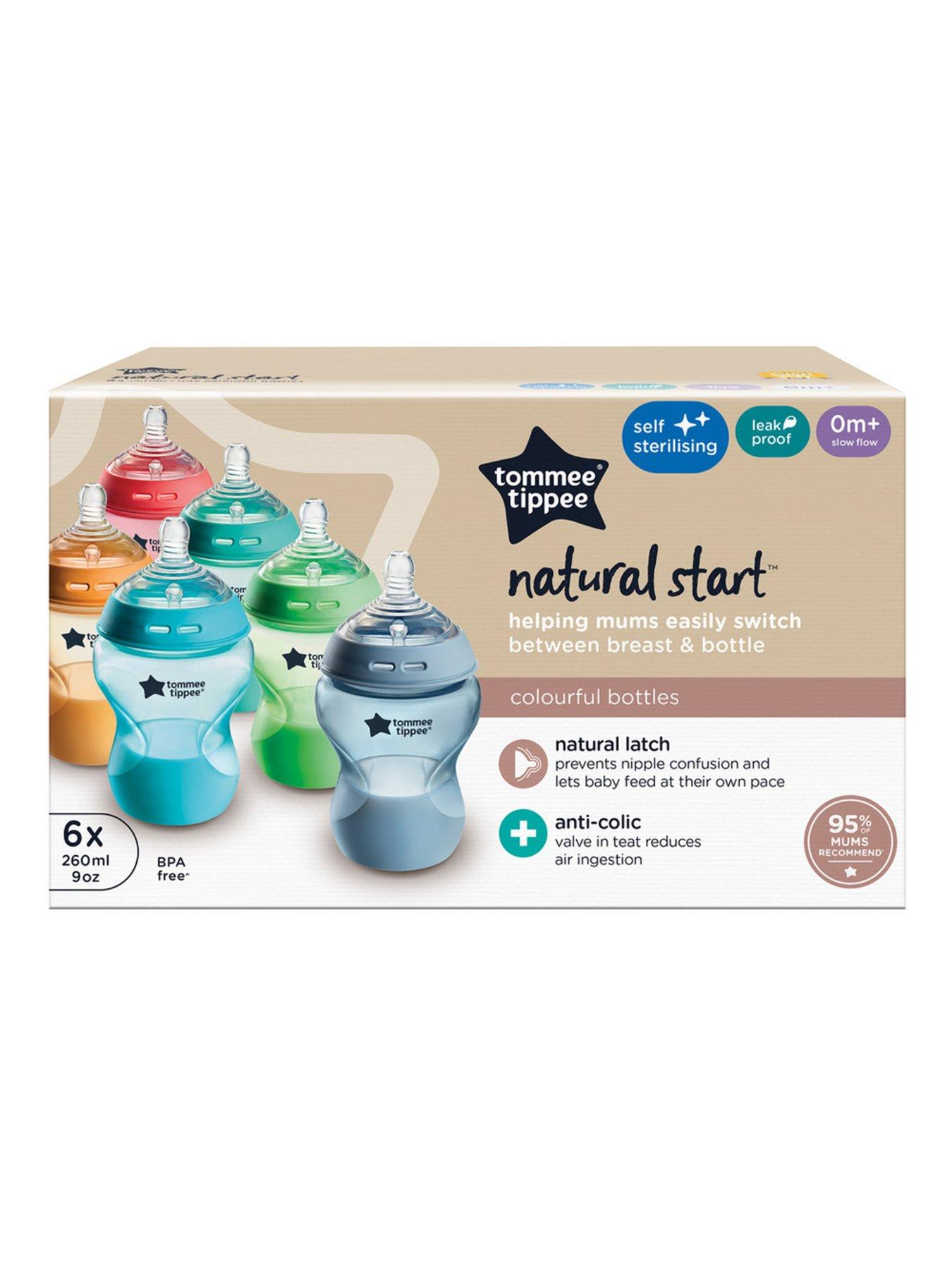 Image 7 of 7 of Tommee Tippee 6 x 260ml Bright Feeding Bottles - Multi