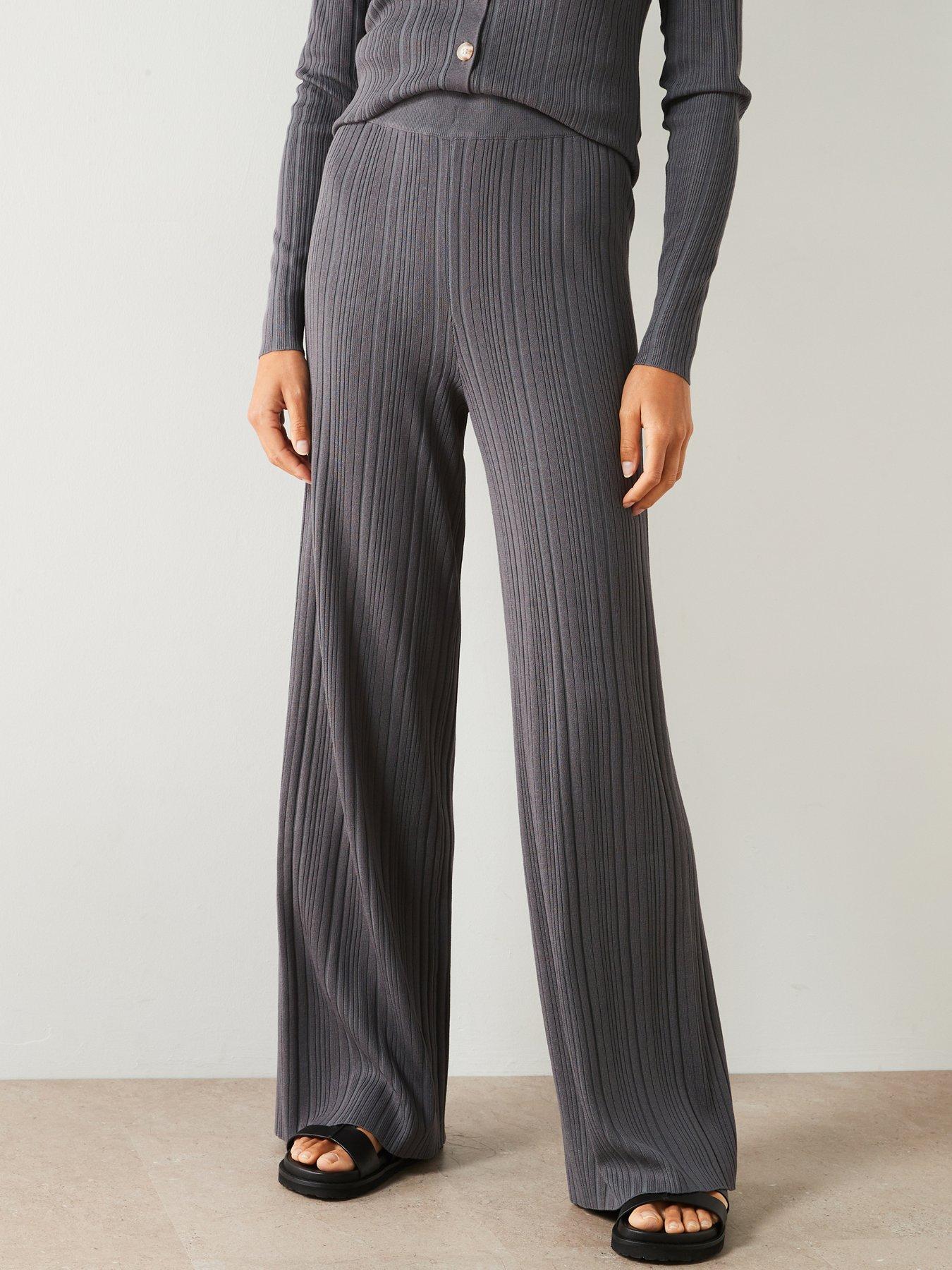 v-by-very-wide-leg-knitted-trouser-co-ordnbsp--grey