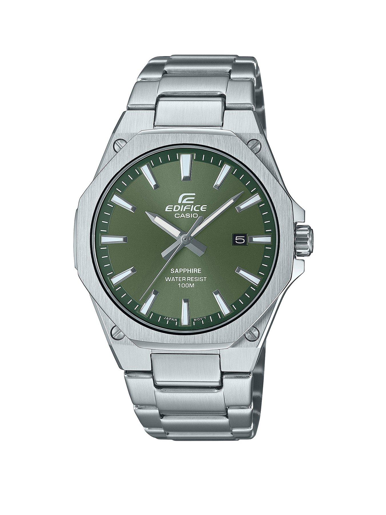 Casio Casio Edifice EFR-S108D-3AVUEF Stainless Steel Green Dial Watch