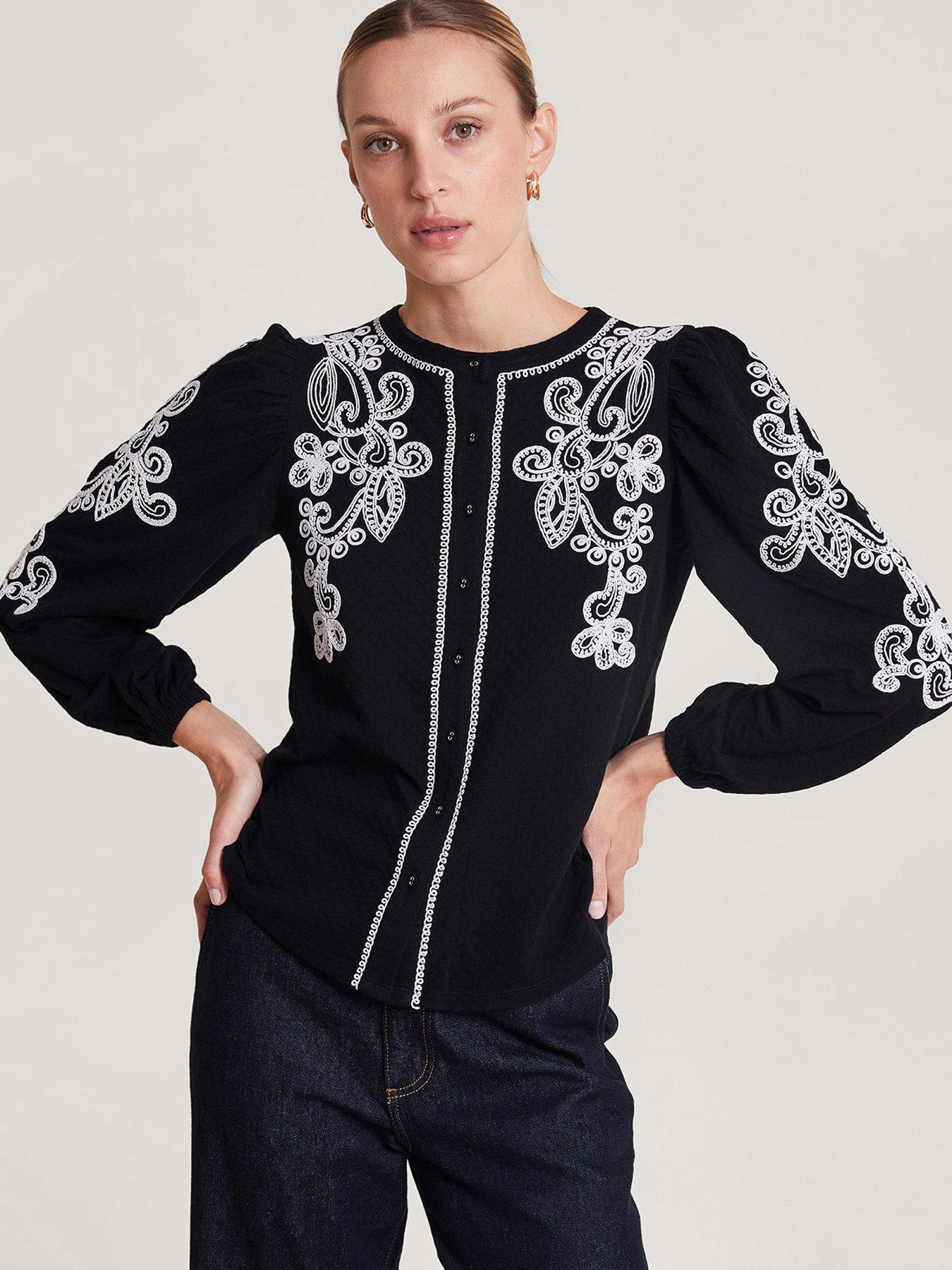 monsoon-enya-embroidered-shirt-black