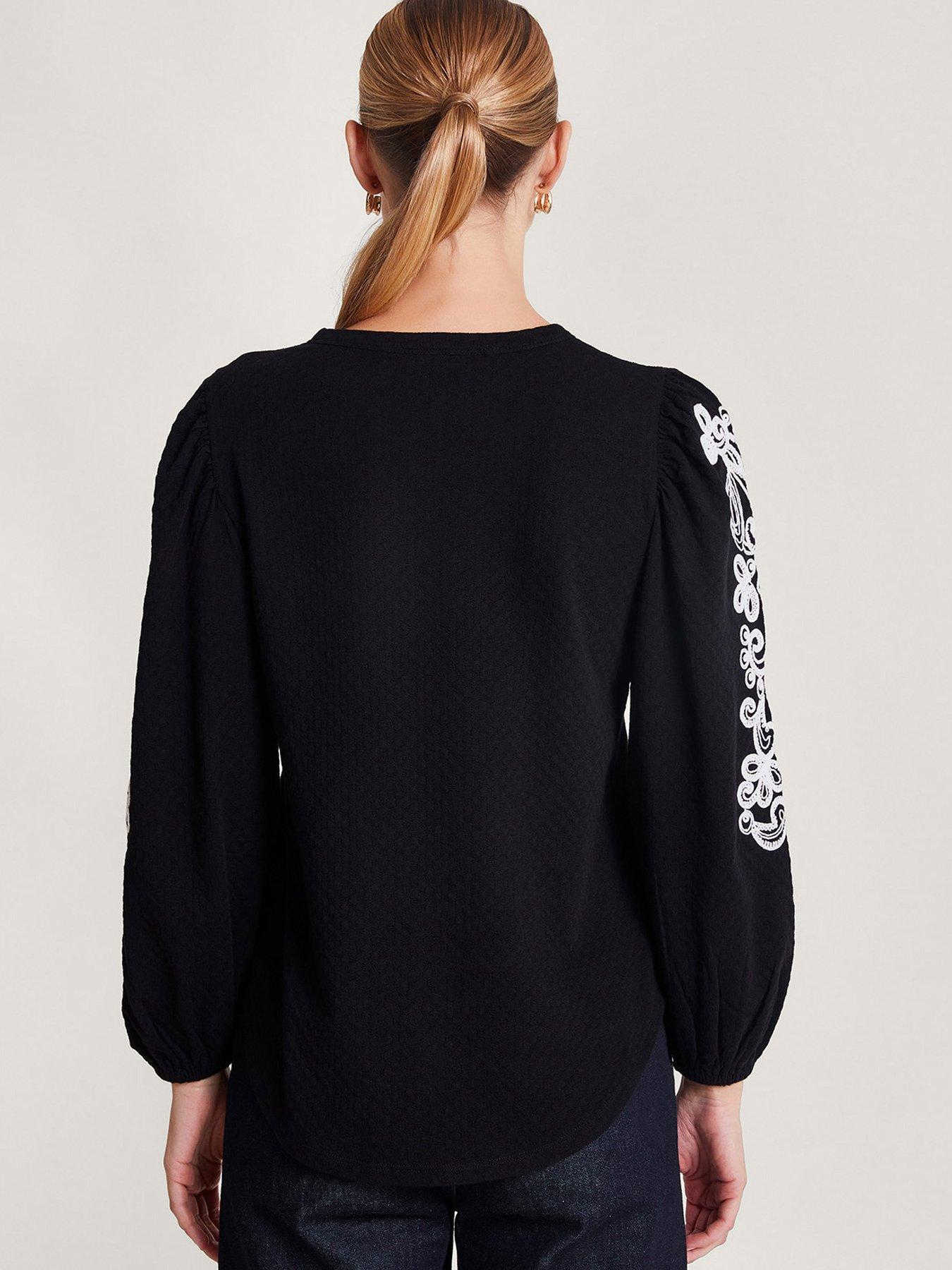 monsoon-enya-embroidered-shirt-blackstillFront