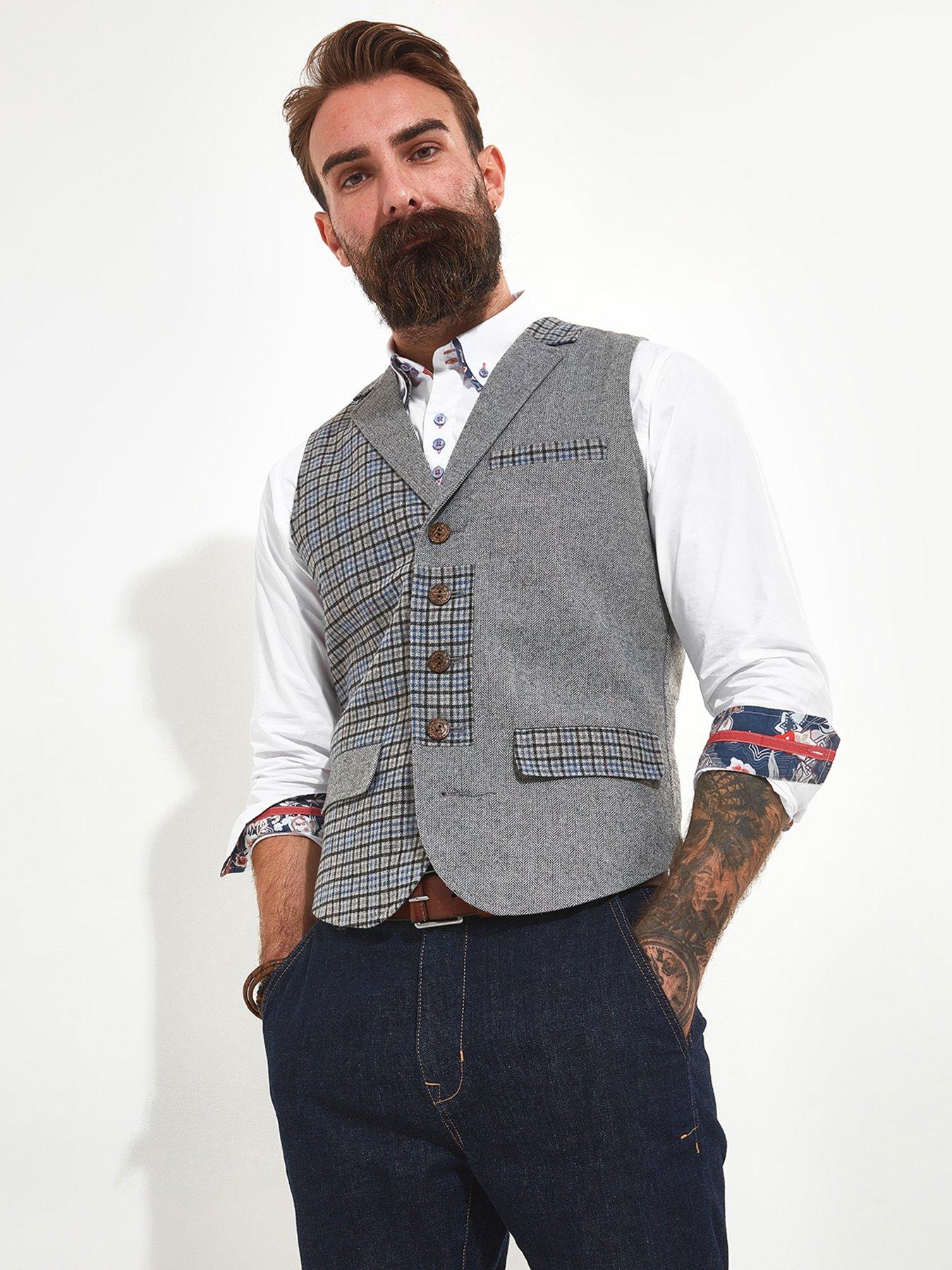 Mens smart clearance waistcoats