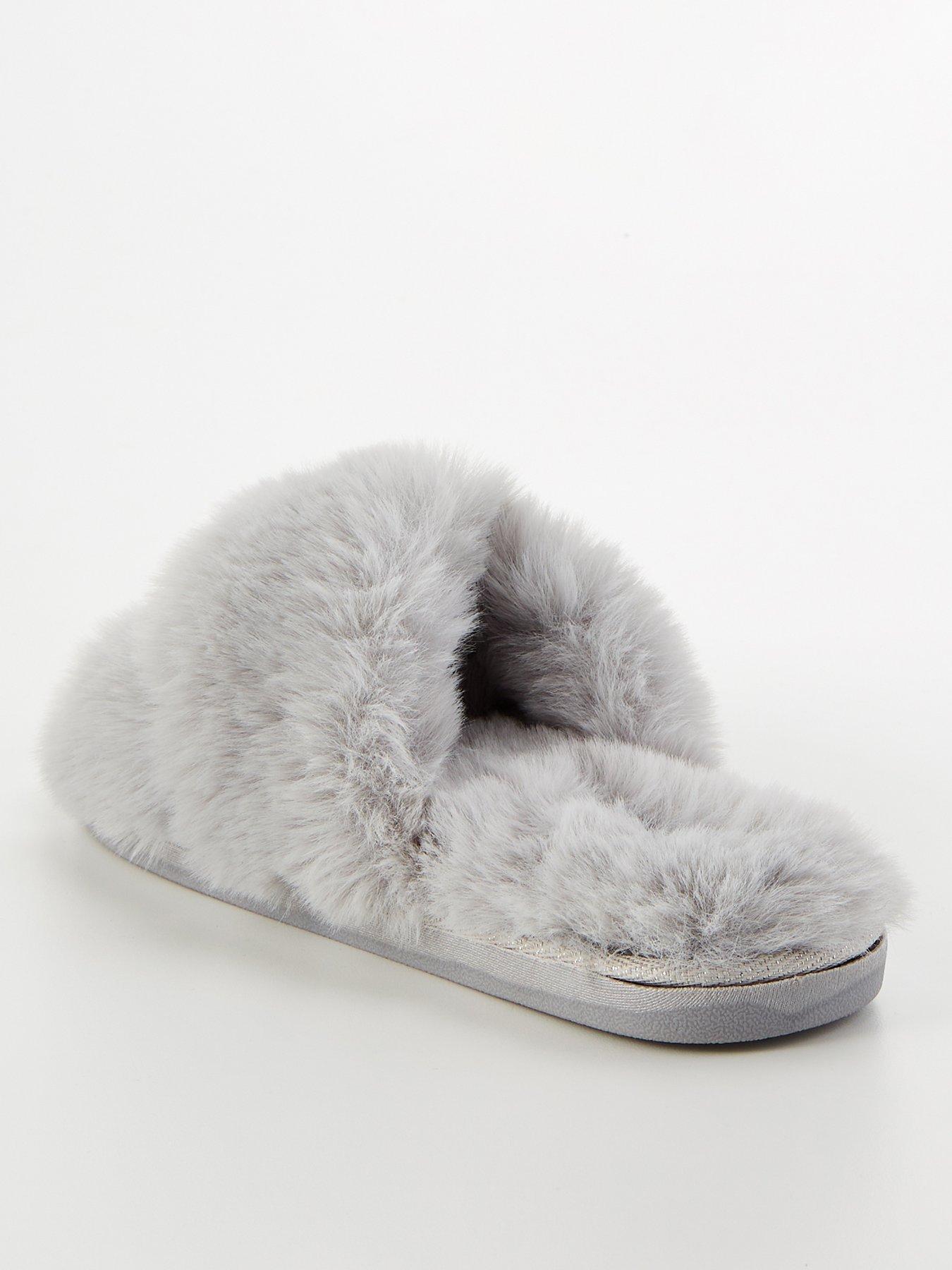 everyday-fluffy-cross-knot-slider-slipper-greyback