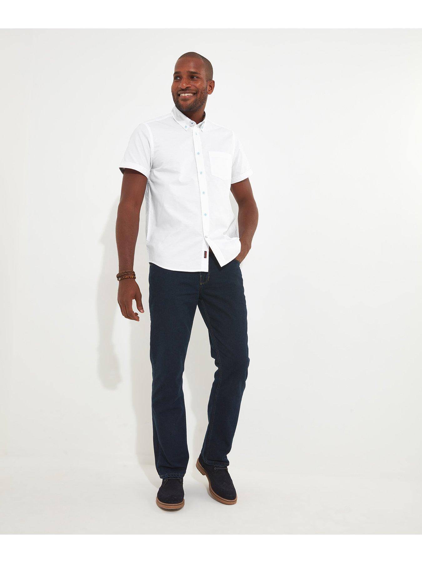 joe-browns-outstanding-oxford-short-sleeve-shirt-whitestillFront