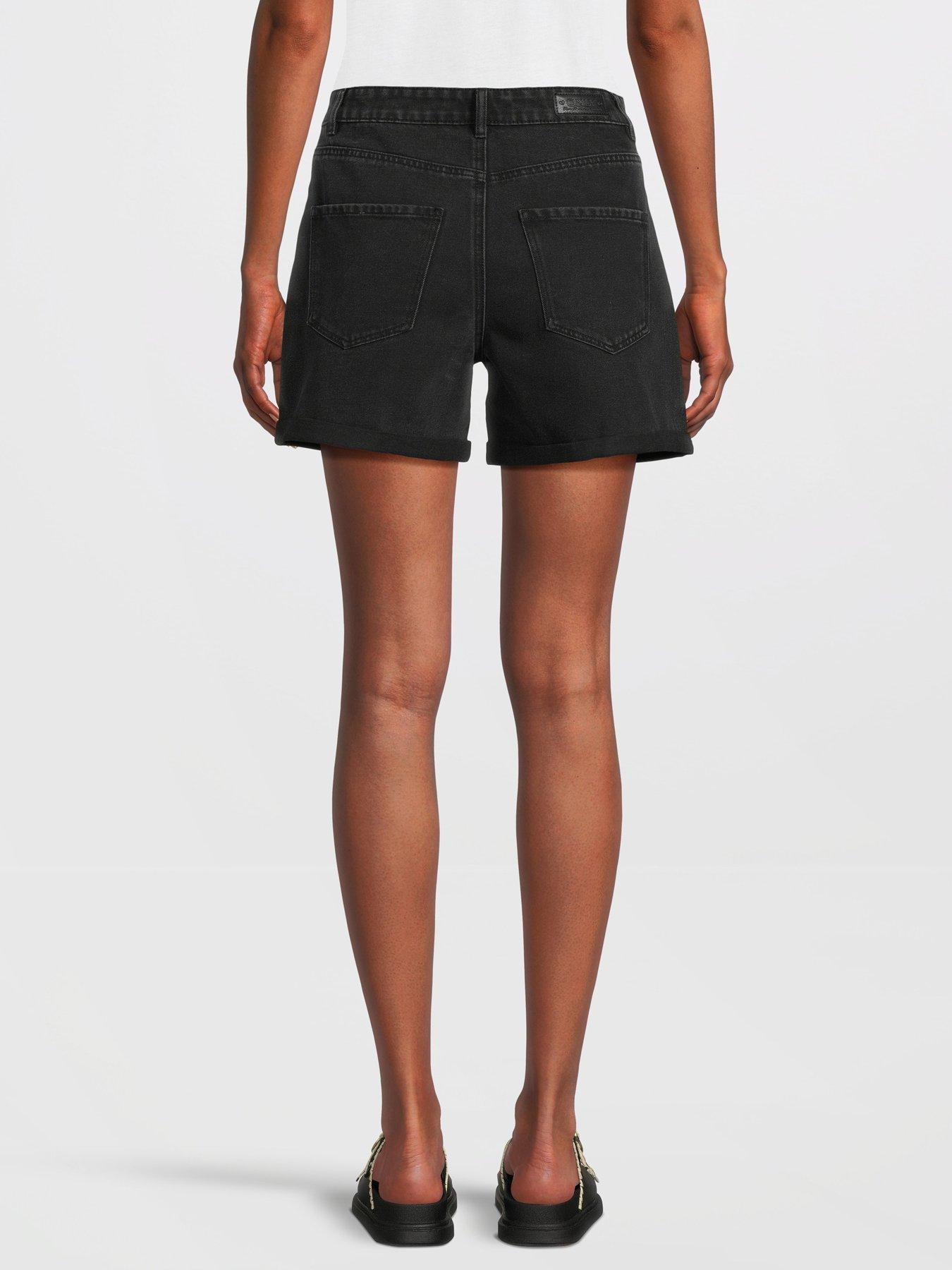 only-high-waisted-mom-denim-shorts-blackstillFront