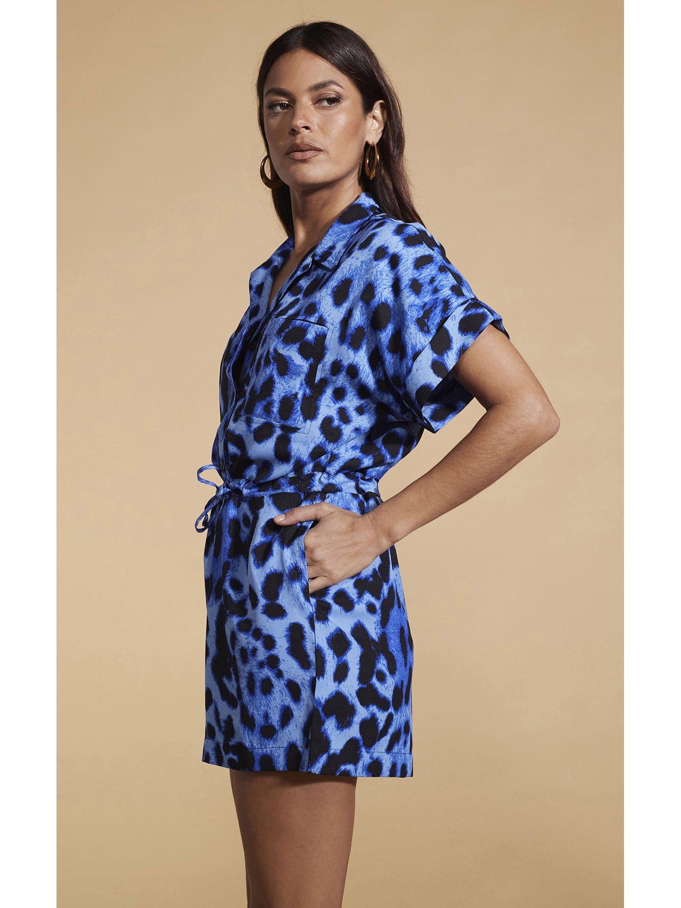 dancing-leopard-leopard-print-cotton-playsuit-with-kimono-sleeves-blueback